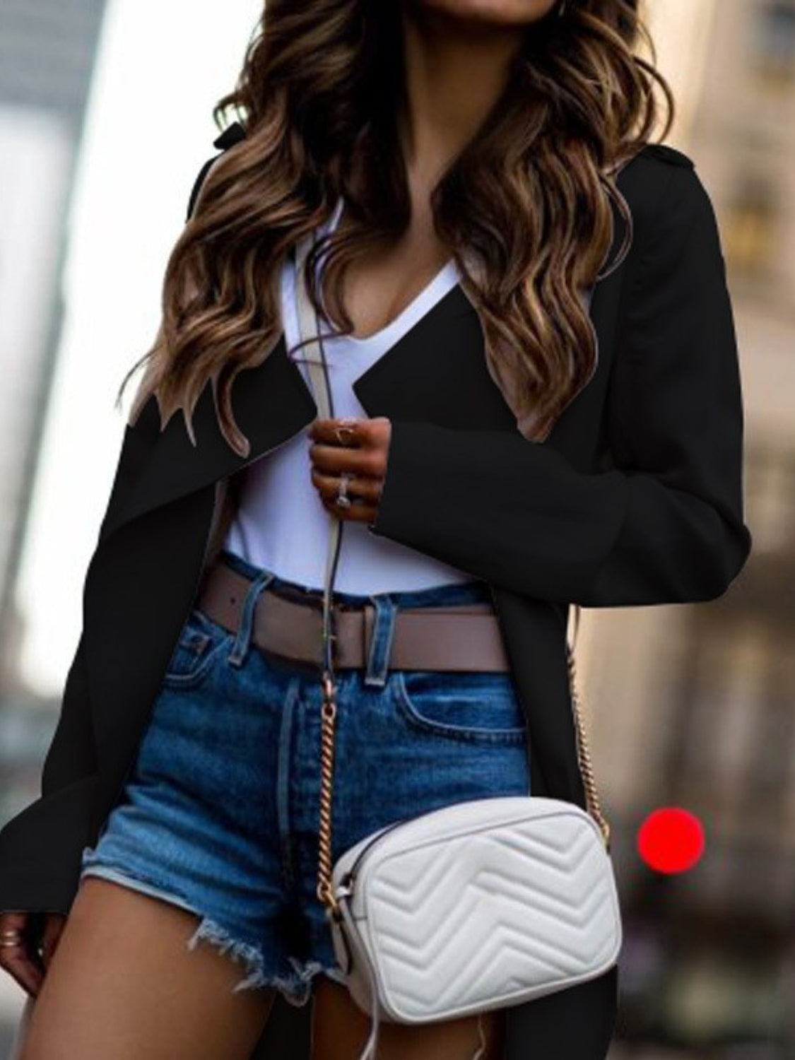  Collared Neck Long Sleeve Trench Coat、mySite、justintrudeaud