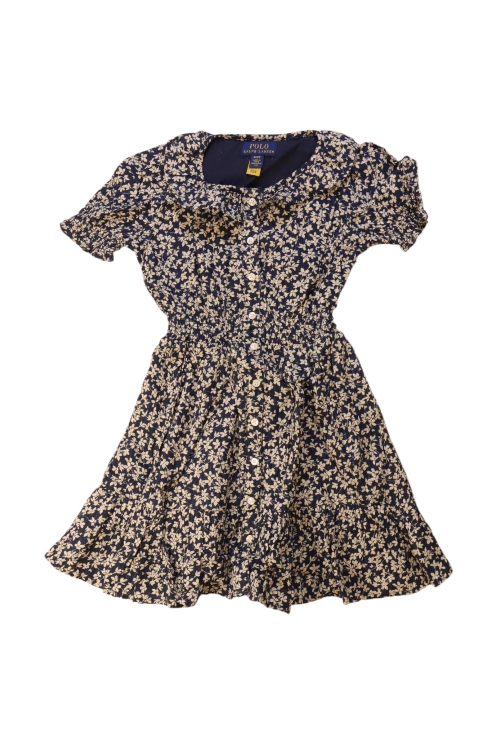 Polo Ralph Lauren Floral Short Sleeve Dress Size 4T、mySite、g9winljtr