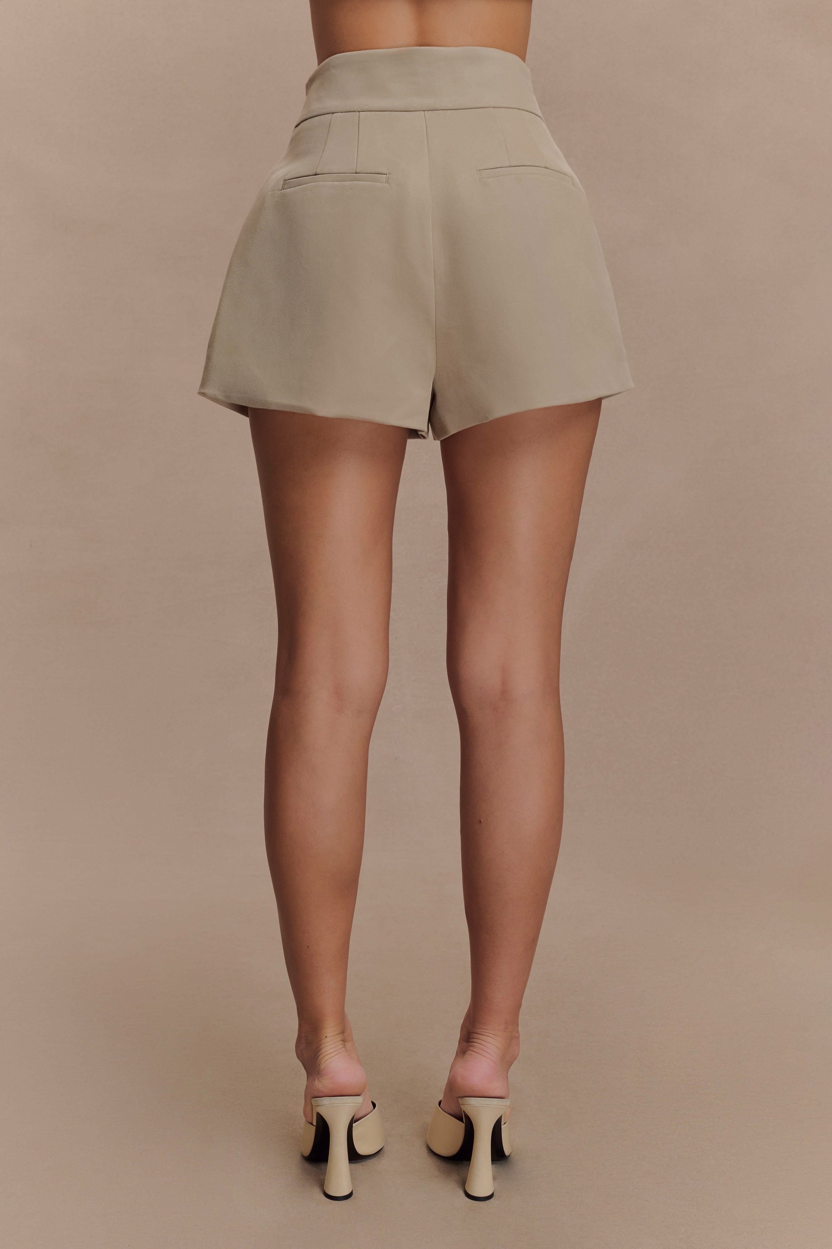 Alden High Waisted Short - Pebble、mySite、solidvoid