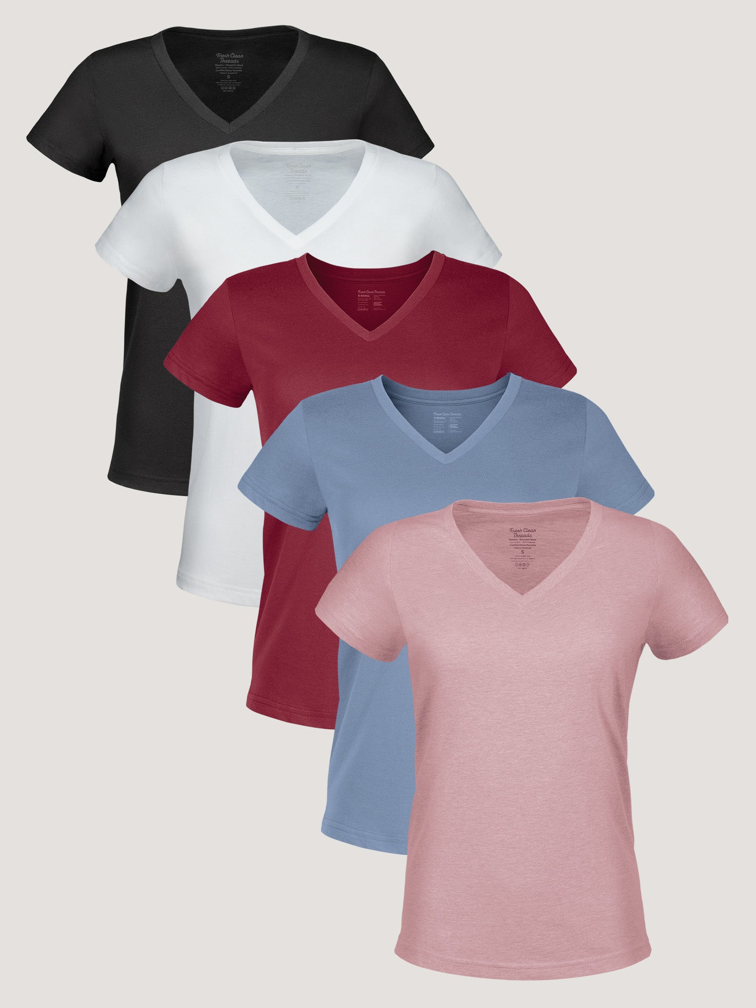 Women's V-Neck Equinox 5-Pack、mySite、ghnorth