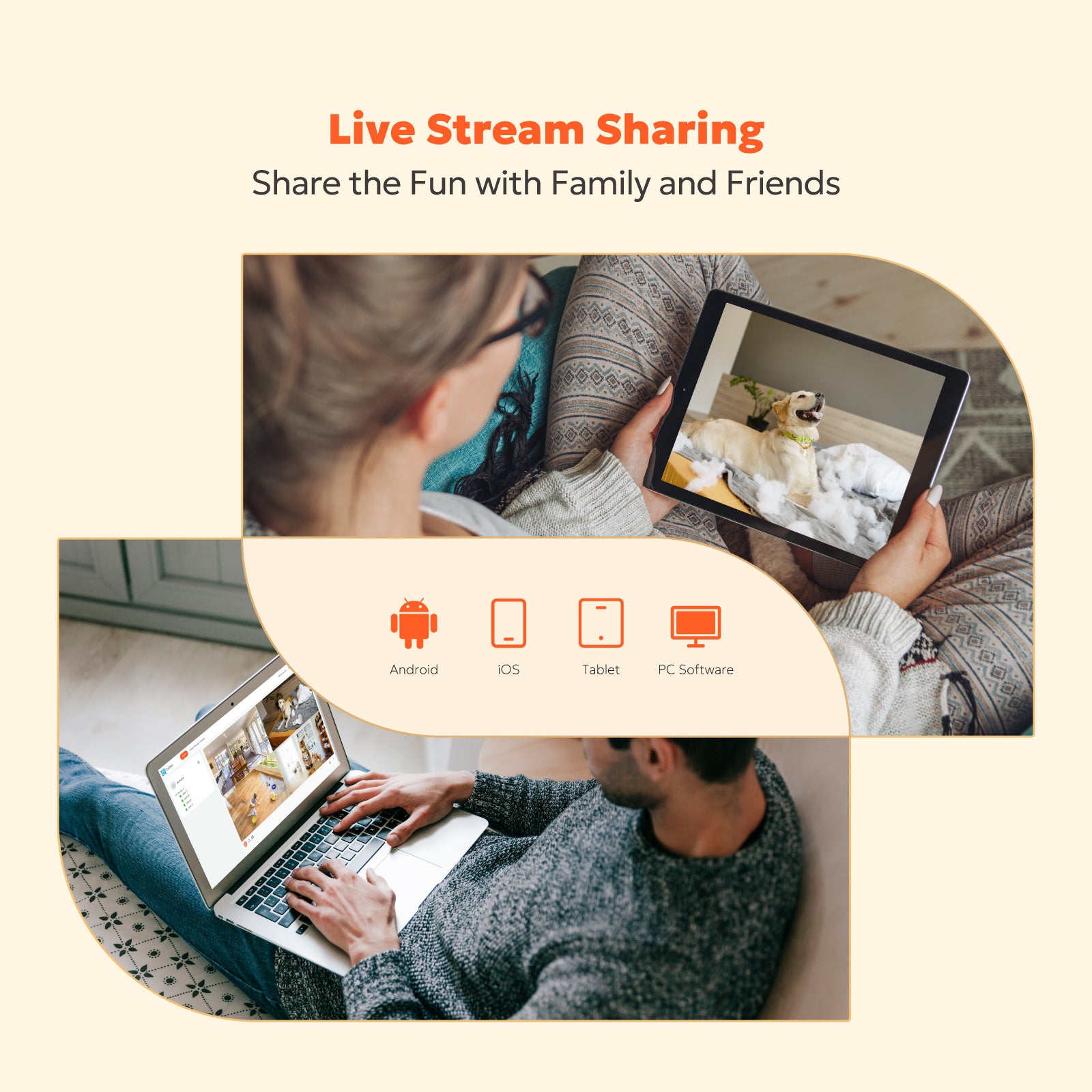 2K Indoor Camera - W1 (Wired)、mySite、fannypackpong