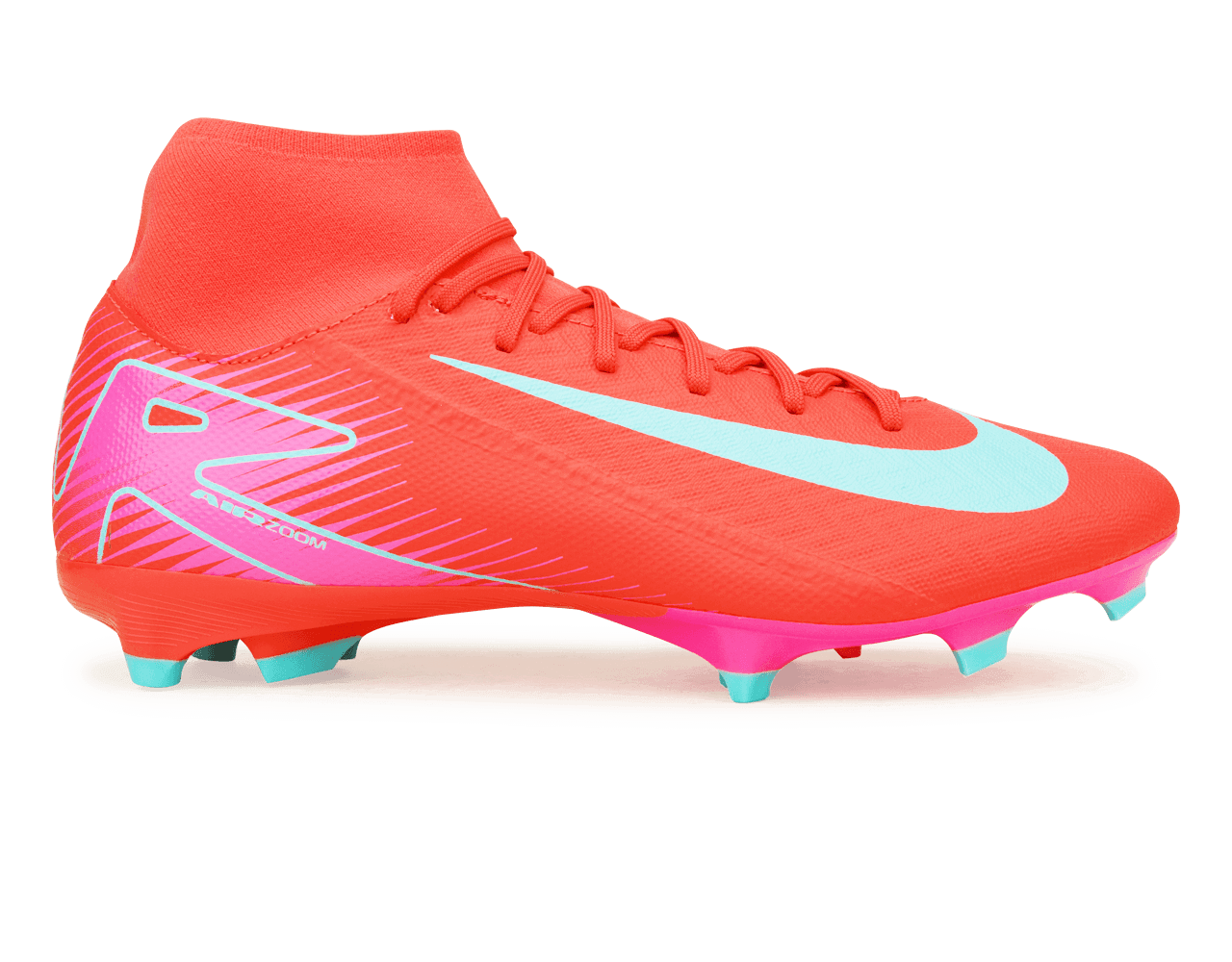 Nike Men's Zoom Mercurial Superfly 10 Academy FG/MG Ember Glow/Aurora Green、mySite、bottomscart