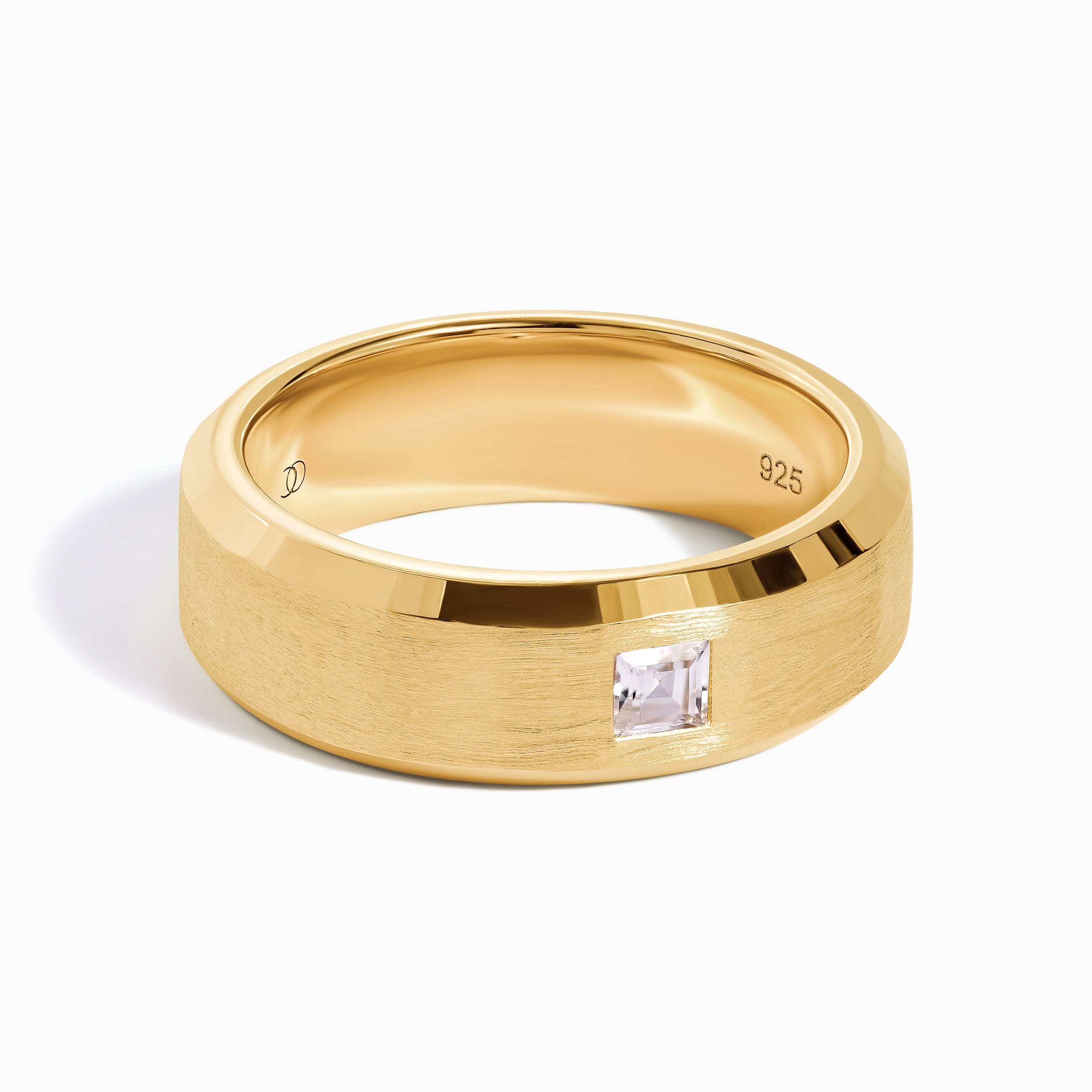 White Zircon Unisex Ring - Crafted、mySite、hinf8tx79