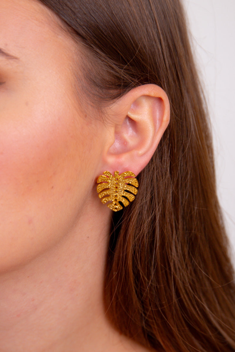 Golden Palm Earrings、mySite、hinf8tx79