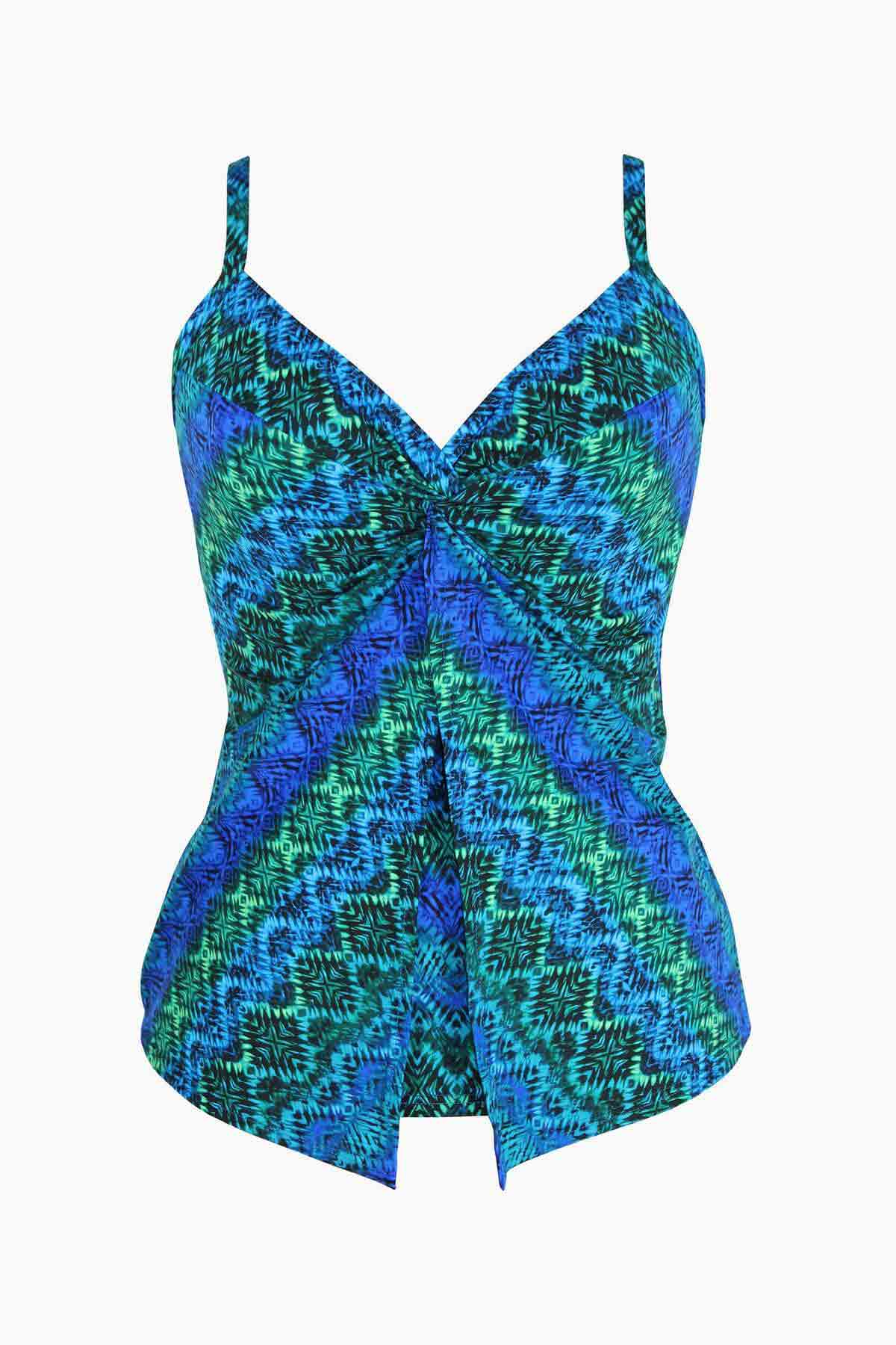  Love Knot Tankini Top in Ocean Ombre、mySite、justintrudeaud