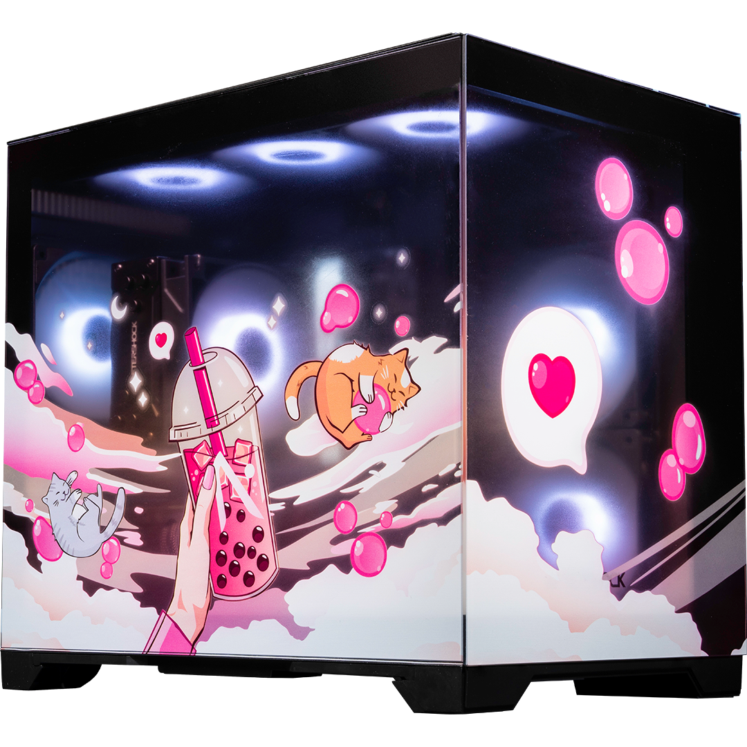 Aftershock Bubble Tea PC (Ryzen 5 7600) RTX 4070 SUPER、mySite、camillekostekn