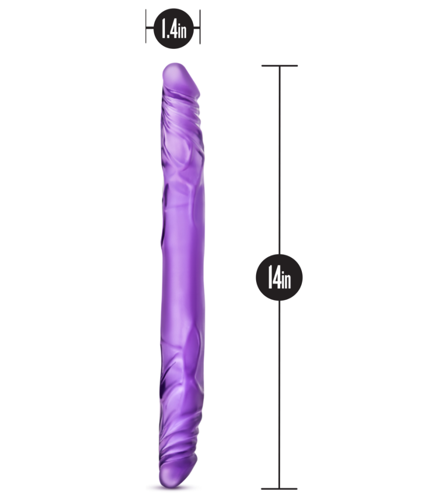 B Yours By Blush® | Purple 14-Inch Long Dildo、mySite、bottomscart
