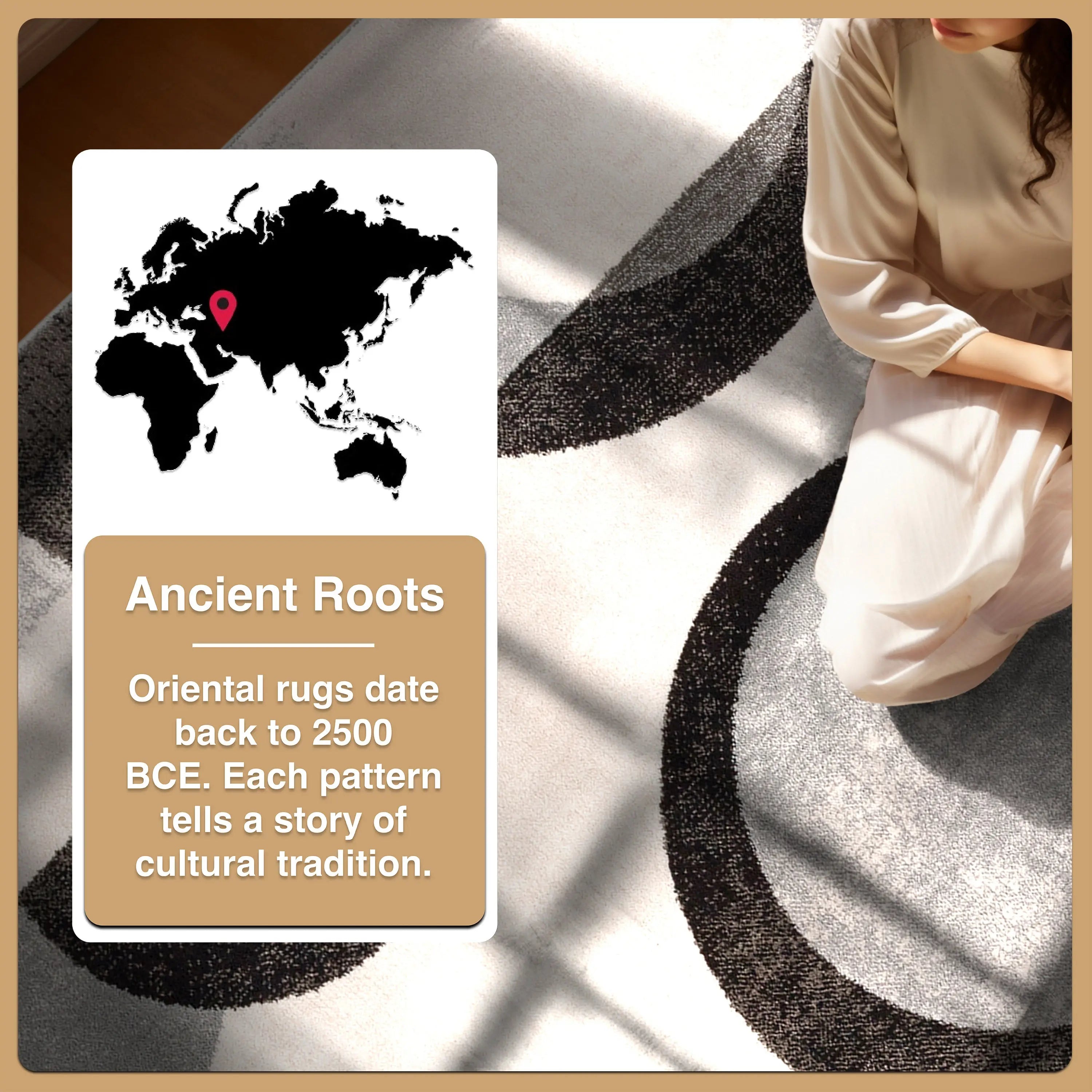 Avi Modern Geometric Grey Black Rug、mySite、gigharbornorthrealestate