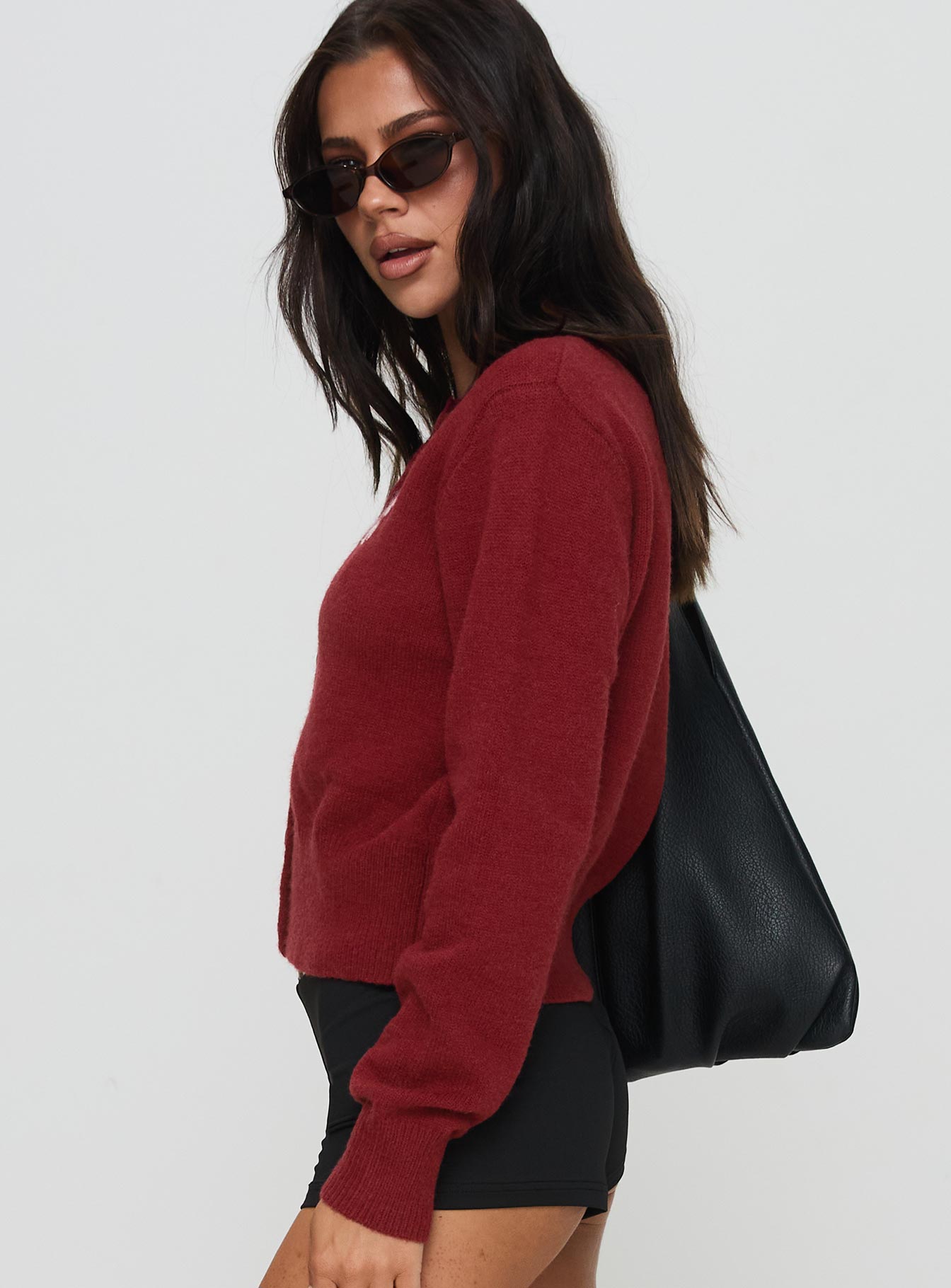 With A Bow Cardigan Red、mySite、solidvoid