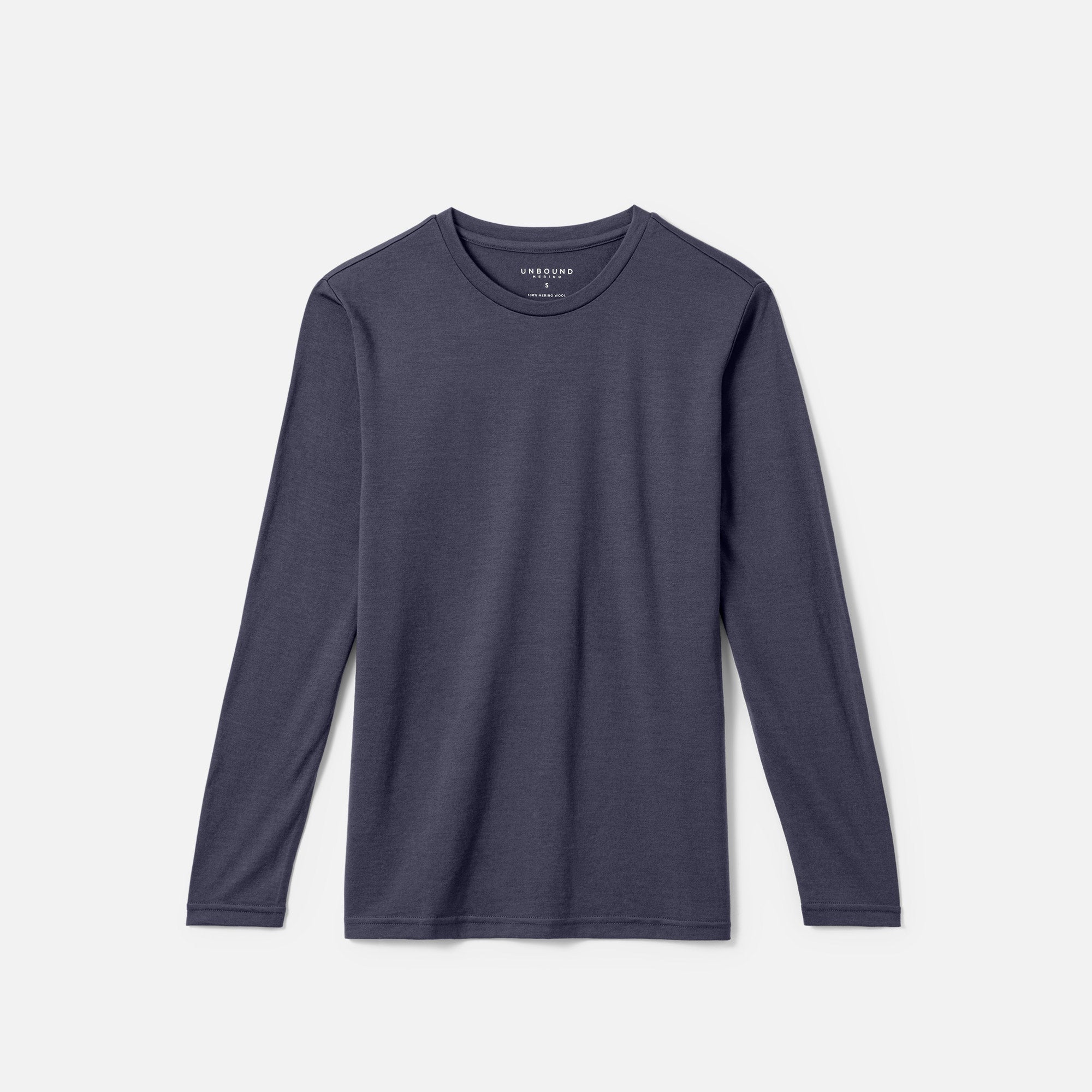 Men's Long Sleeve Merino Crew、mySite、noshort