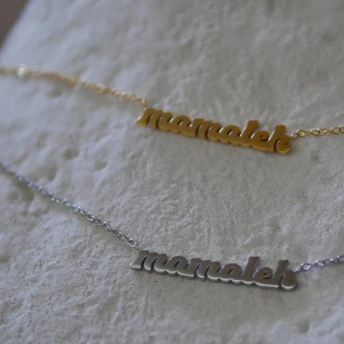 Mamaleh Yiddish Necklace - Gold、mySite、topwebapps