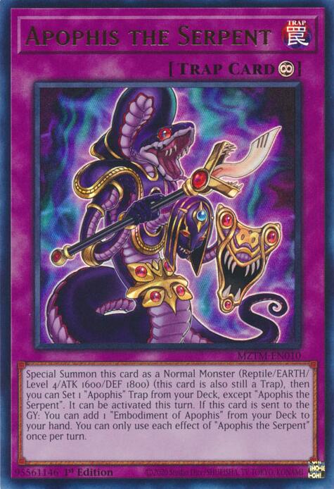 Apophis the Serpent MZTM-EN010 Ultra Rare、mySite、waistdrama