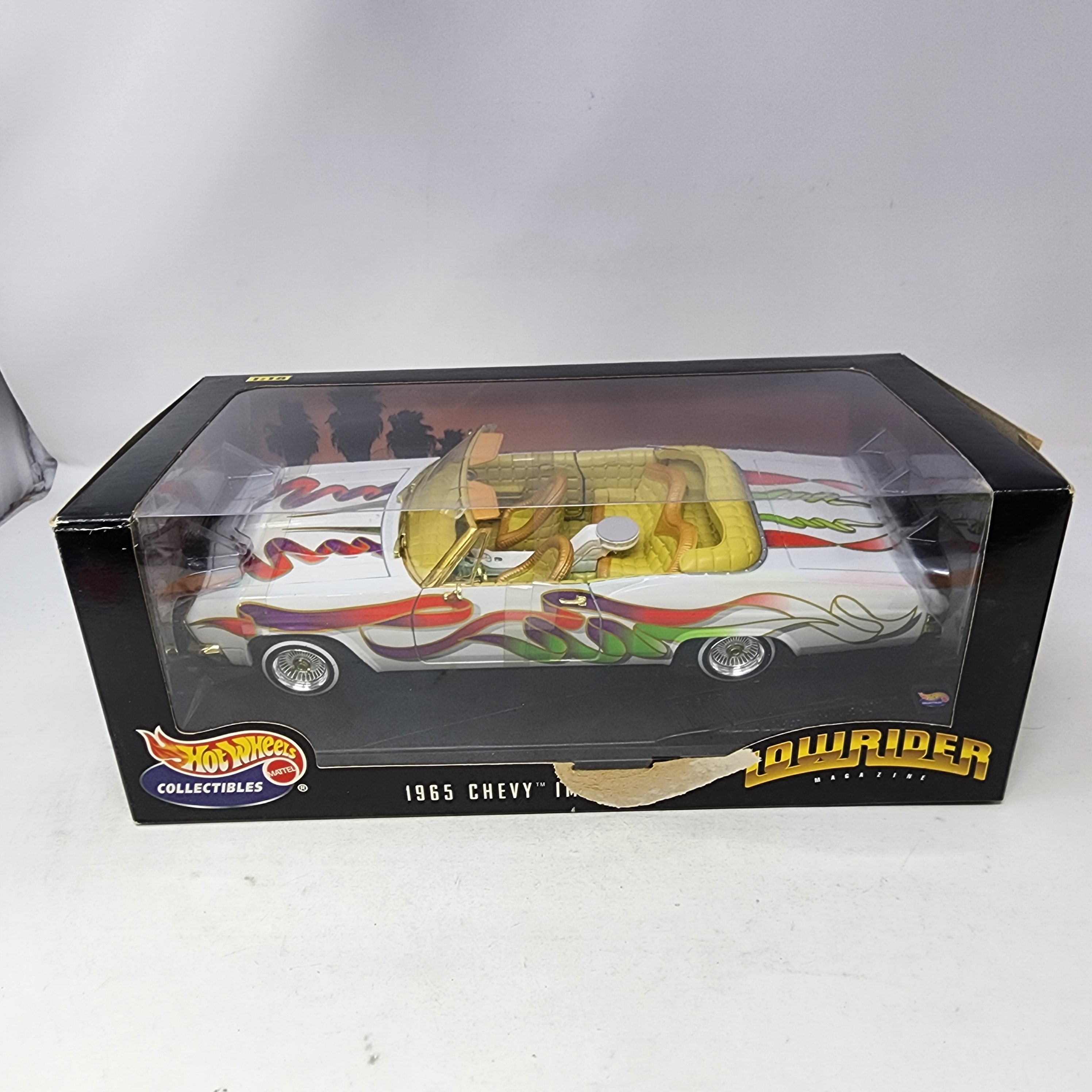 1965 Impala Lowrider Magazine * White * Hot Wheels 1/18 Scale Collectibles、mySite、hgirdovlk