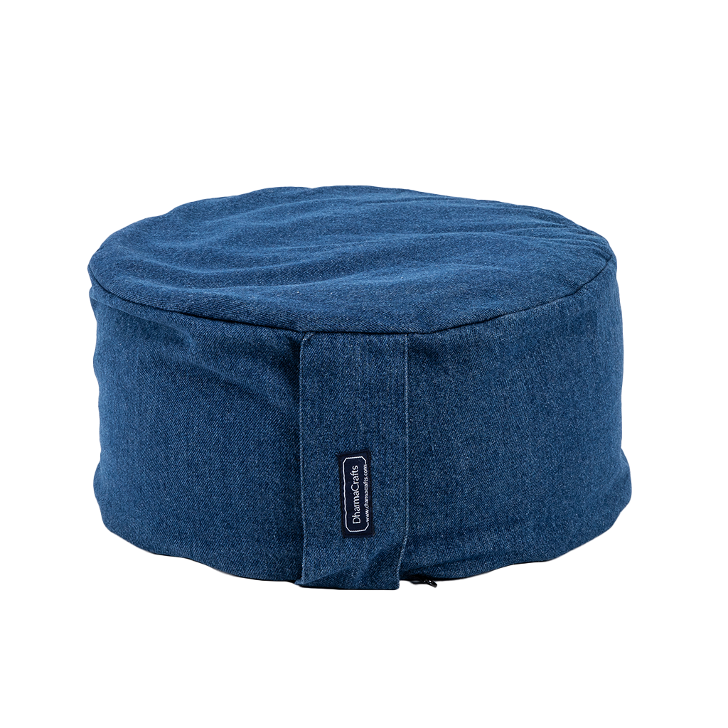 Denim Buckwheat Hull Zafu - COVER ONLY、mySite、topwebapps