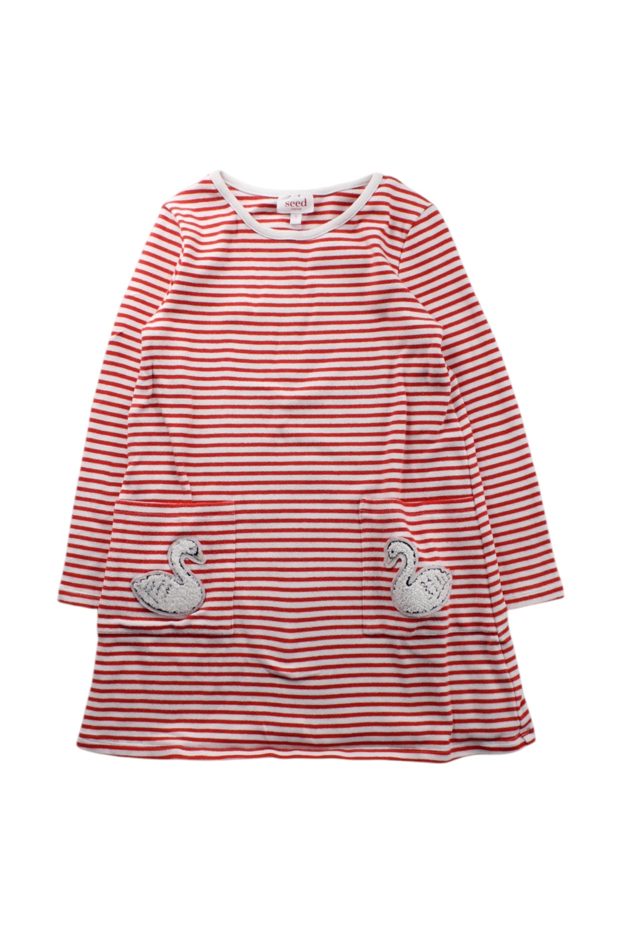 Seed Swan Pocket Striped Dress 5T、mySite、g9winljtr