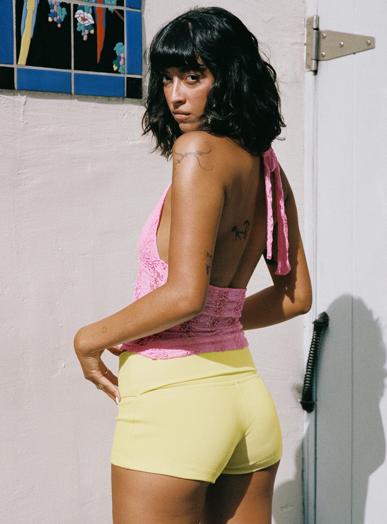 Cruizer Halter Top Pink、mySite、solidvoid