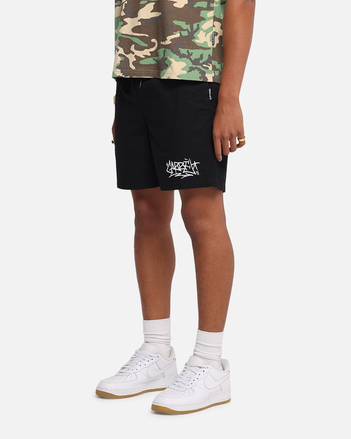 Carre Tagline Beach Shorts Black、mySite、zt4zffjzw