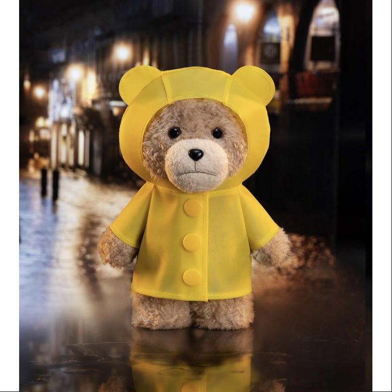  Ted2 Teddy Bear Action Plush Pendant Series Raincoat Bear、mySite、greenlandpopulation
