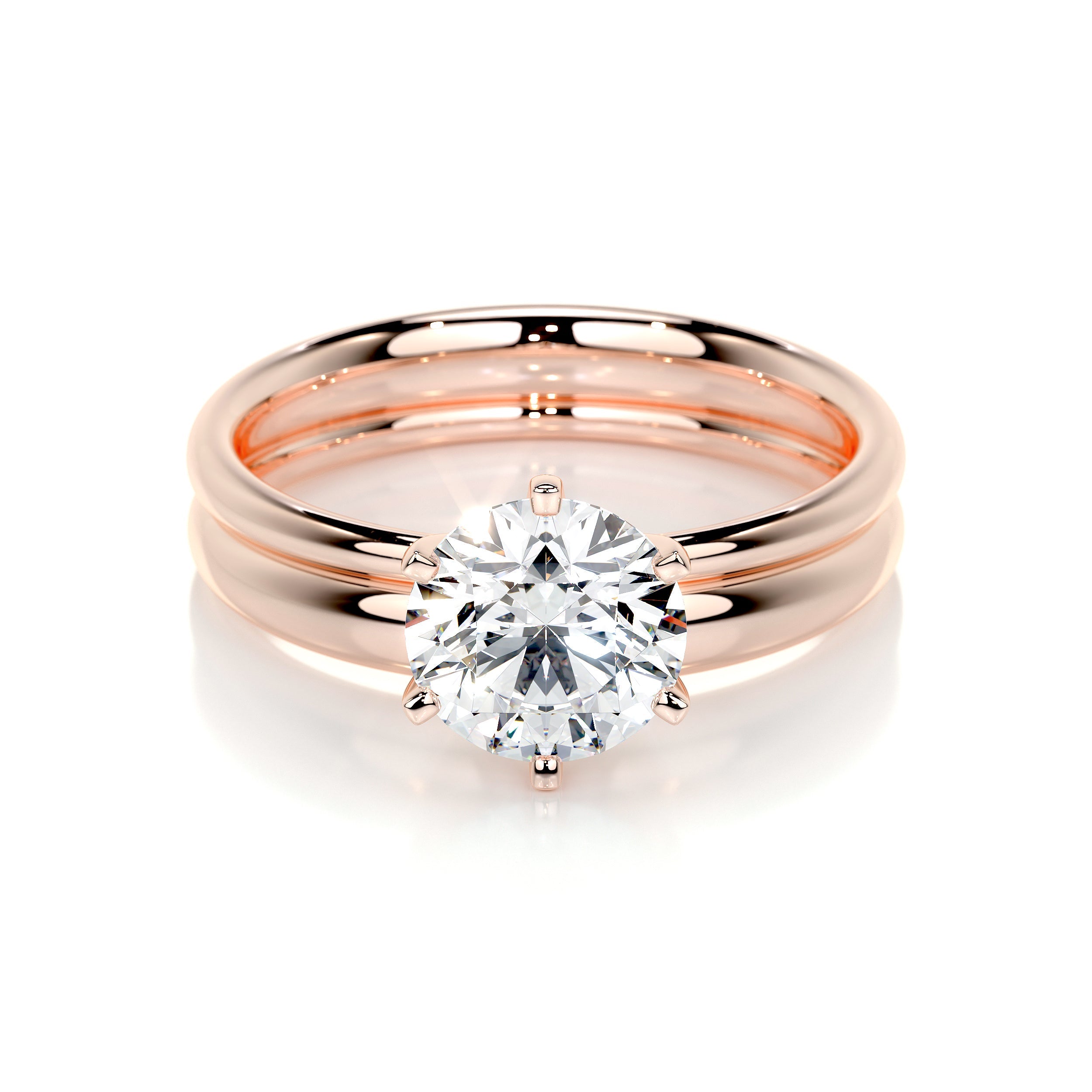 Samantha Lab Grown Diamond Bridal Set -14K Rose Gold、mySite、hinf8tx79