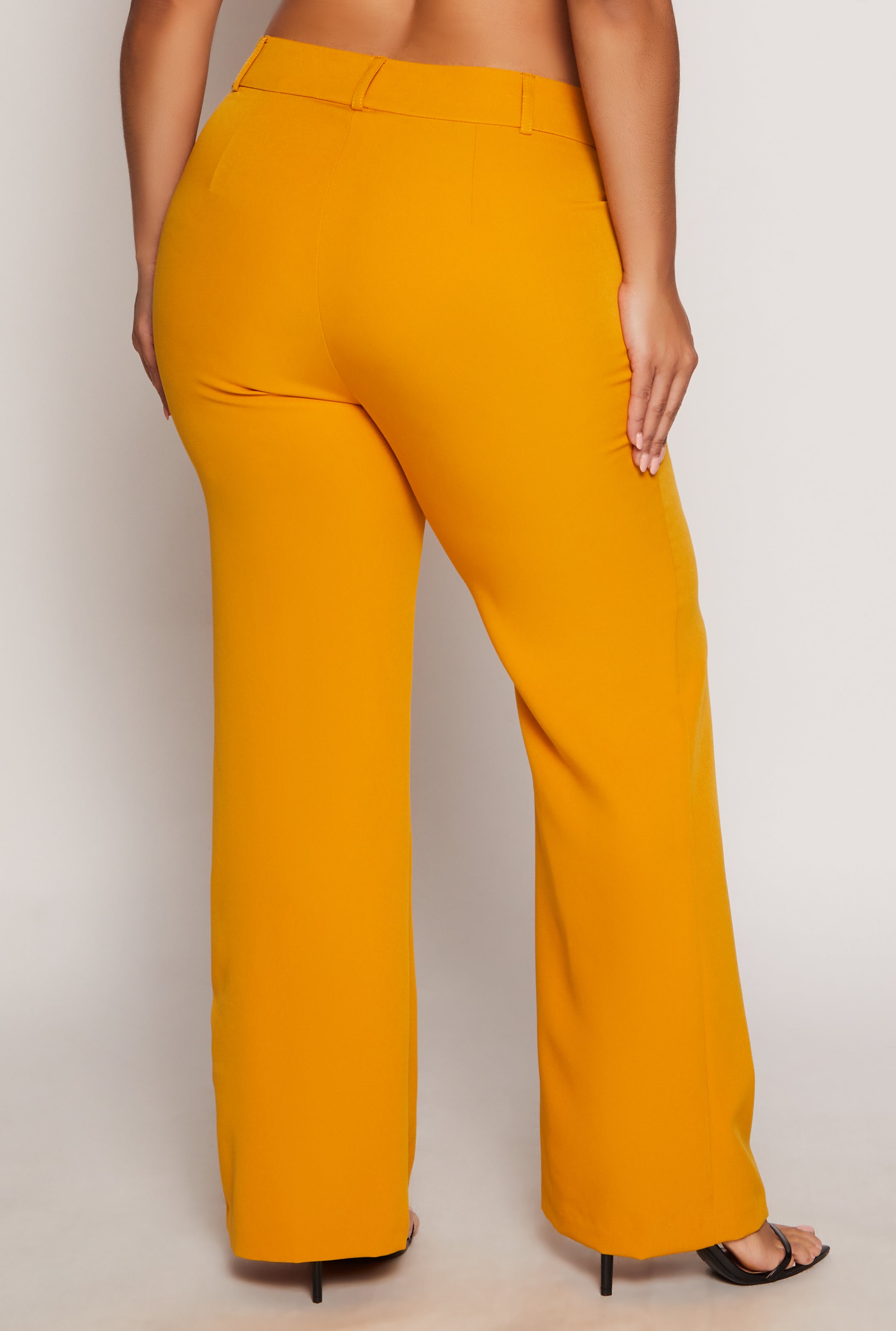 Plus Size Flared Dress Pants、mySite、camillekostekn