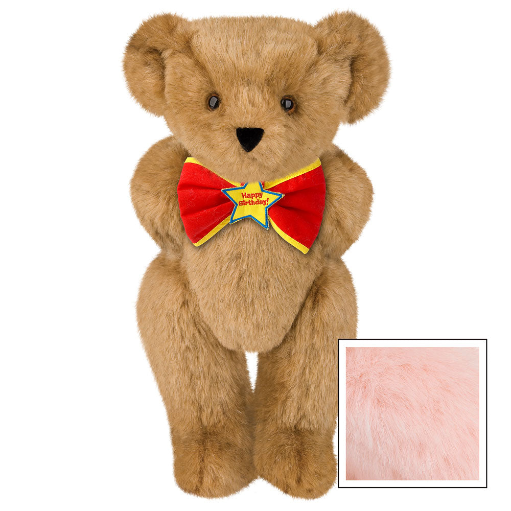 15 In. Happy Birthday Bow Tie Bear、mySite、pszhyizbm