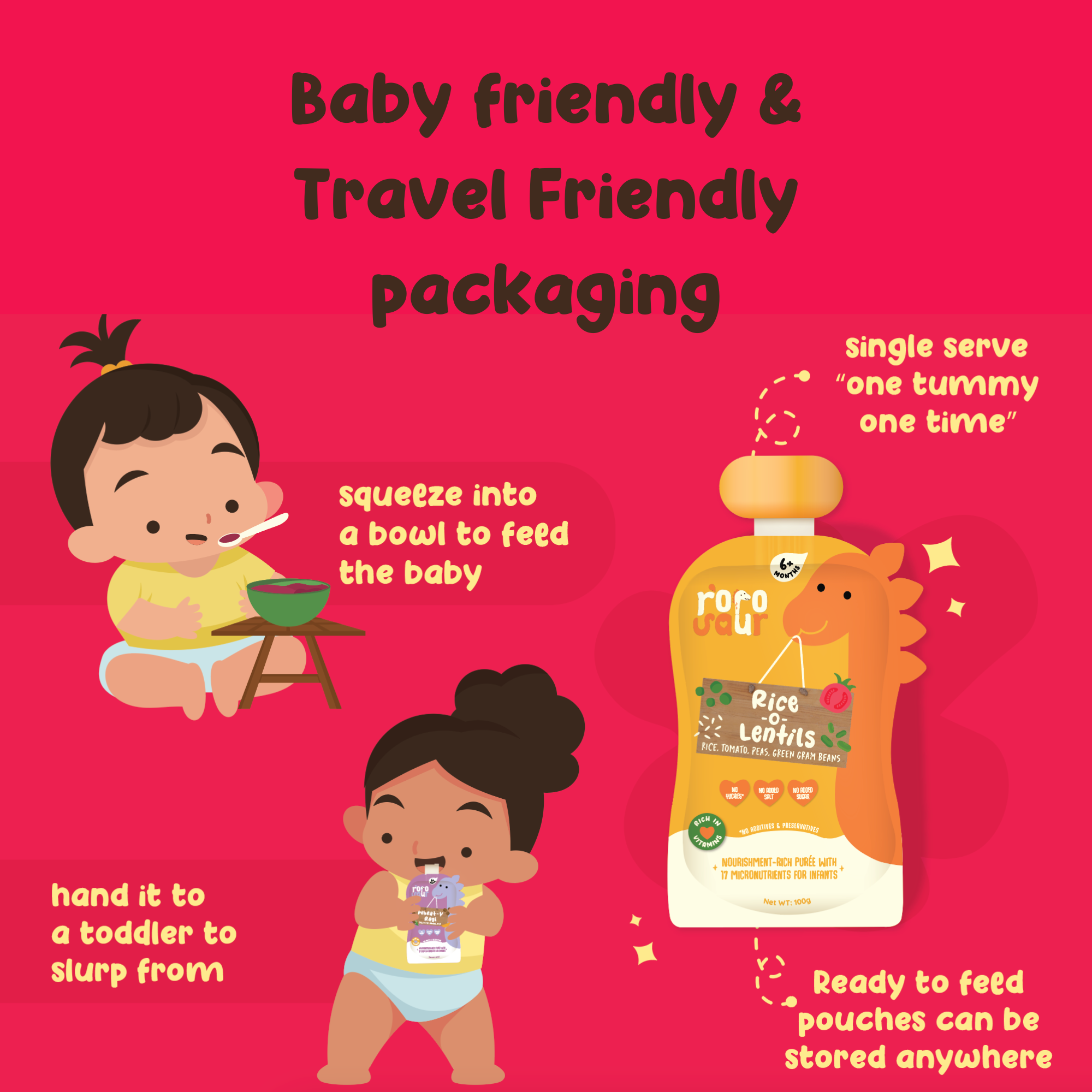 Baby Food | Kids Healthy Snacks | Rice Lentils Puree | 100 g、mySite、camillekostekn