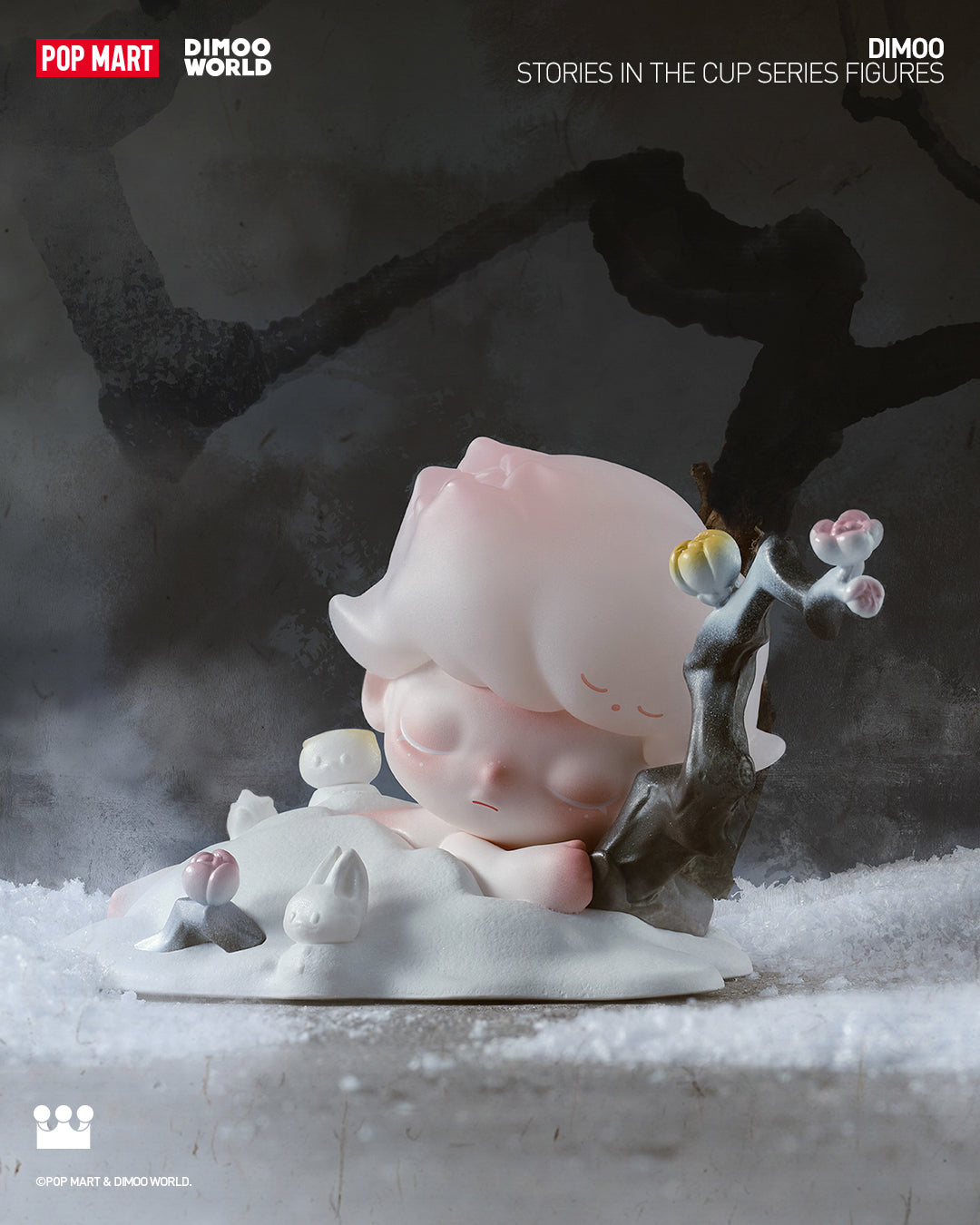  POP MART DIMOO Stories in the Cup Series Figures、mySite、greenlandpopulation