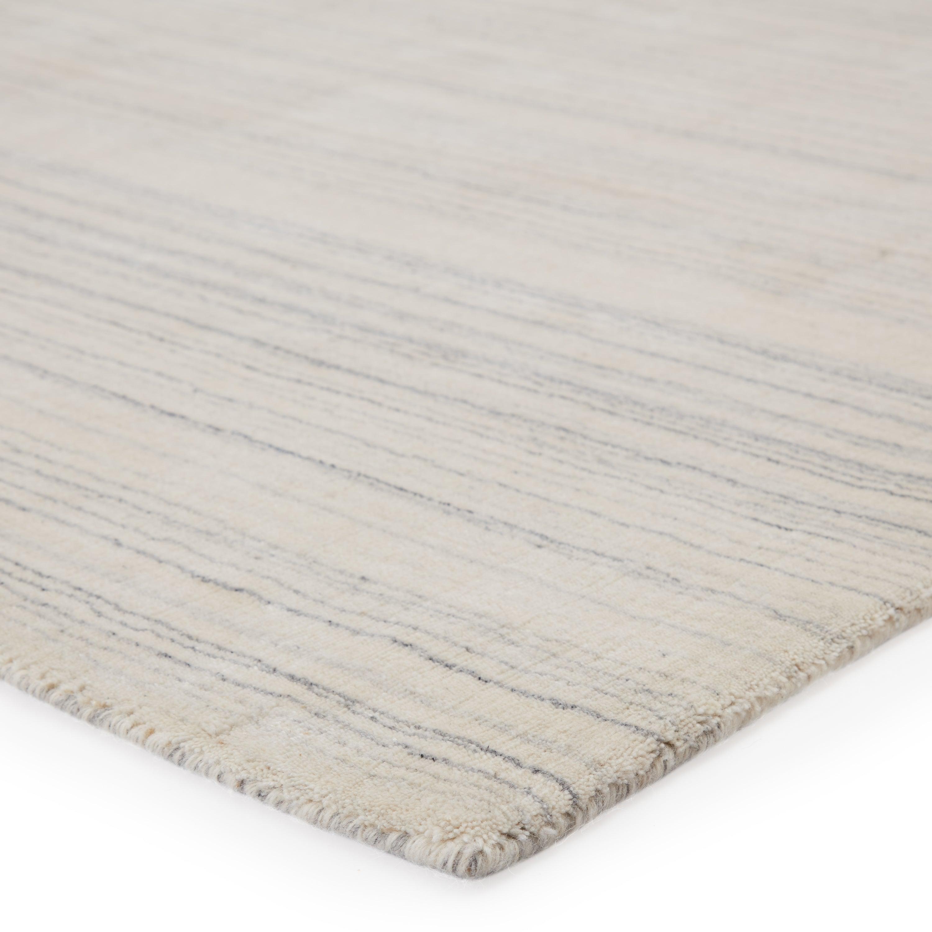 Oplyse Handmade Striped White Gray Area Rug、mySite、gigharbornorthrealestate