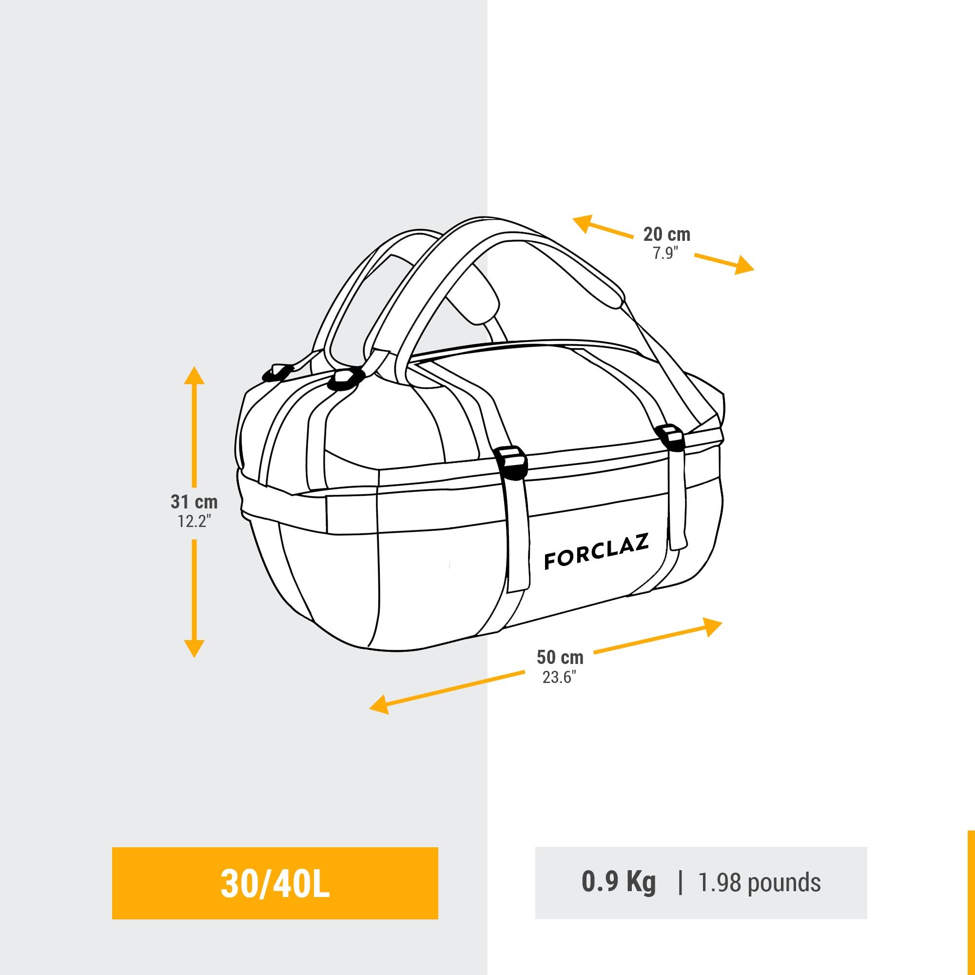 Forclaz 500 Extend 30-40 L Duffel Bag