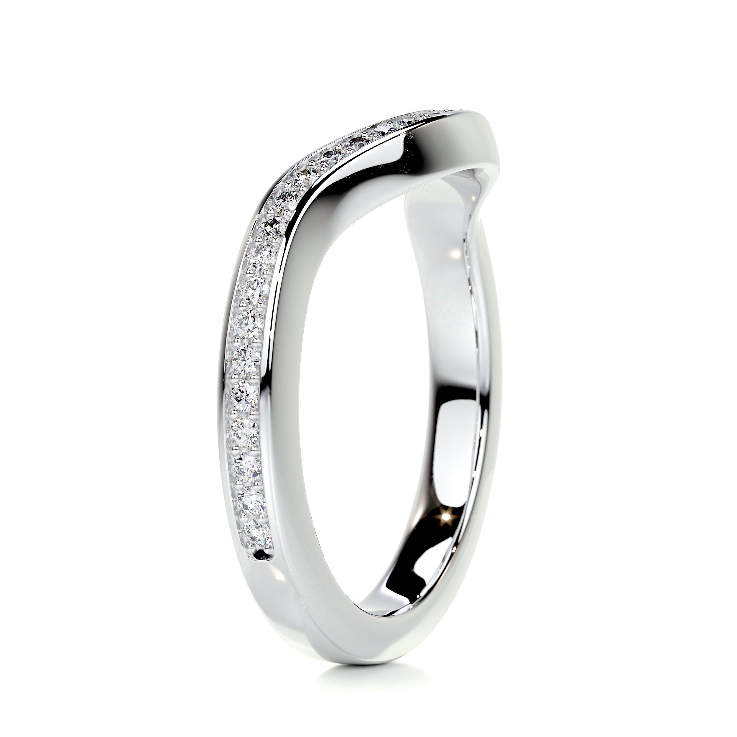 Lucy Diamond Wedding Ring (0.30 Carat) -14K White Gold (RTS)、mySite、hinf8tx79