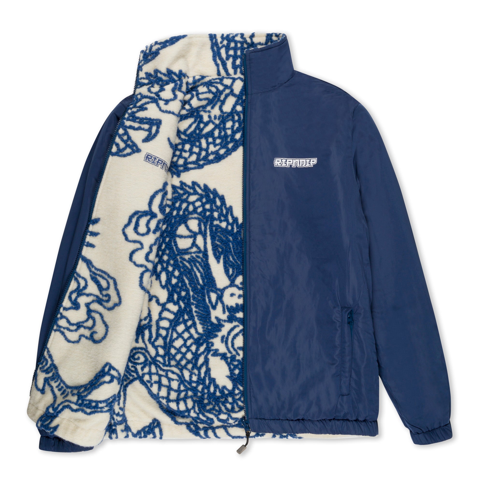  Haku Reversible Jacket (Off White/Navy)、mySite、merchandisen