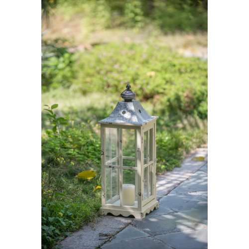 Wooden Candle Lantern Decorative, Hurricane Lantern Holder Decor for Indoor Outdoor, Home Garden Wedding、、xpatfood