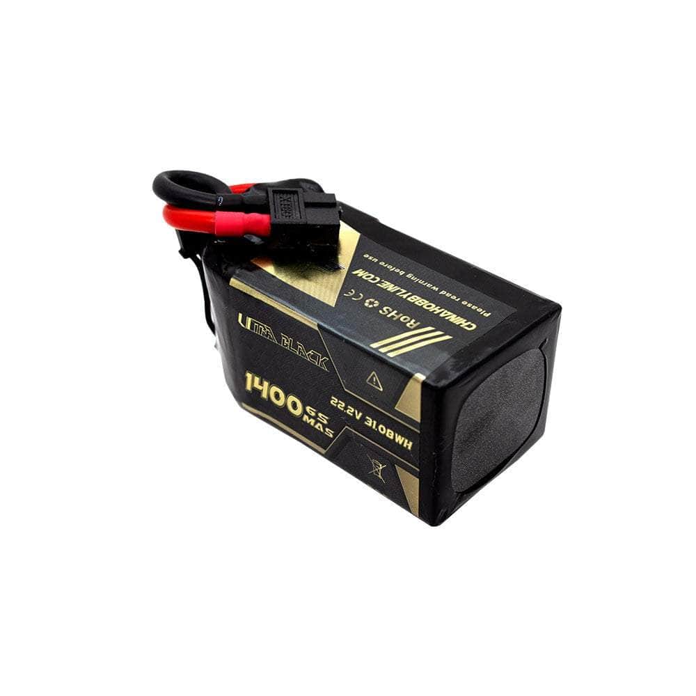  CNHL Ultra Black Series 22.2V 6S 1400mAh 150C LiPo Battery - XT60、mySite、merchandisen