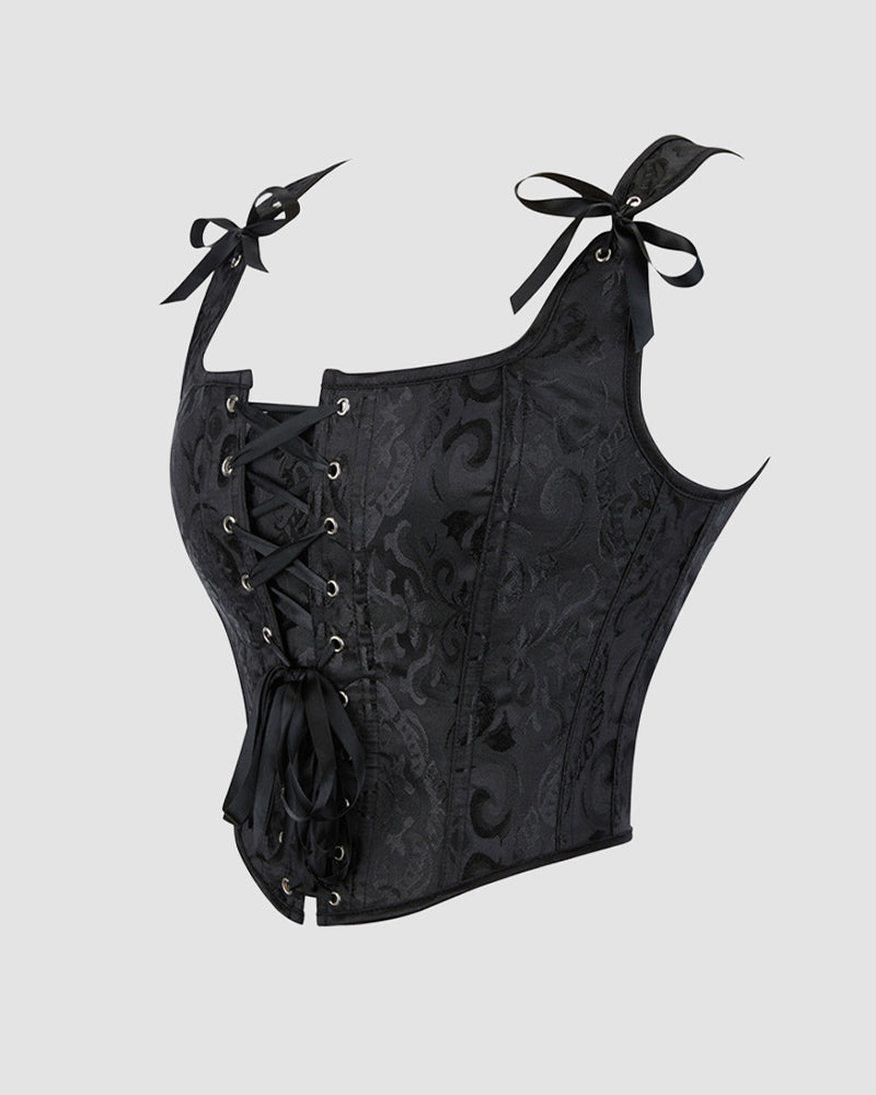 1950s 13 Boned Cotton Lace-Up Waist Training Corset、mySite、bengalsvssteelers