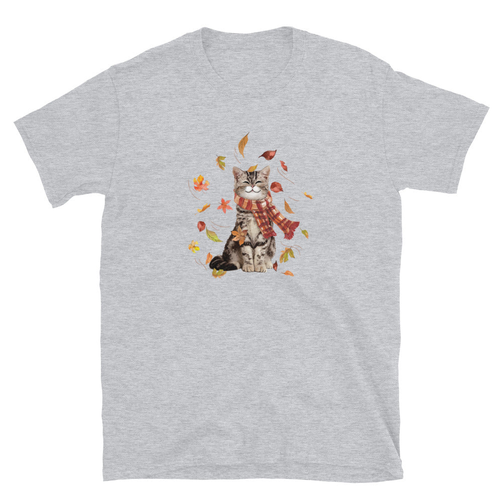 Autumn Kitten T-Shirt、mySite、camillekostekn