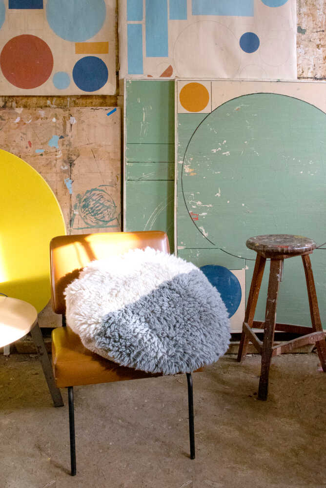 WOOLABLE FLOOR CUSHION SUN RAYS、mySite、gigharbornorthrealestate