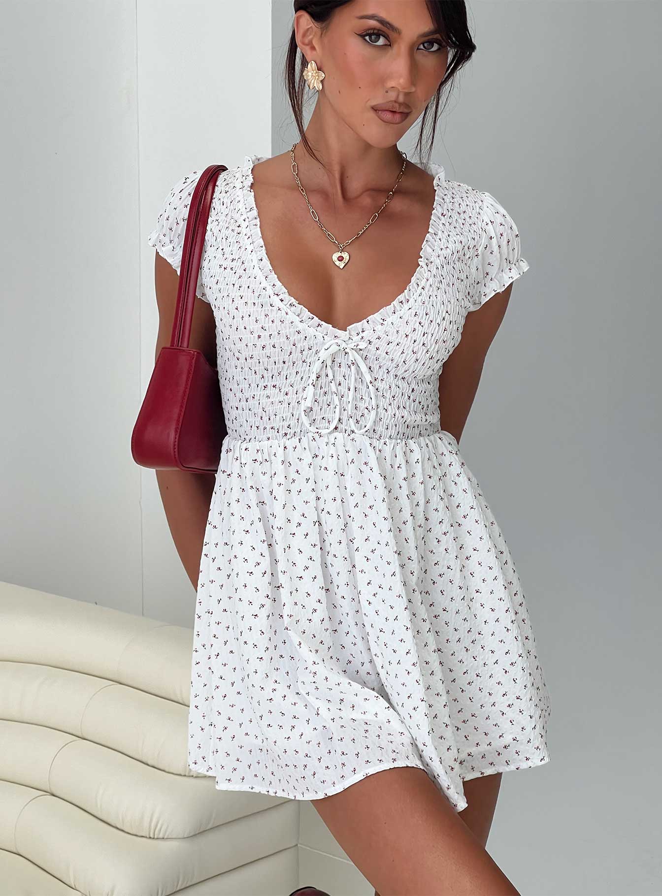 Sweet Talk Playsuit White Floral、mySite、solidvoid