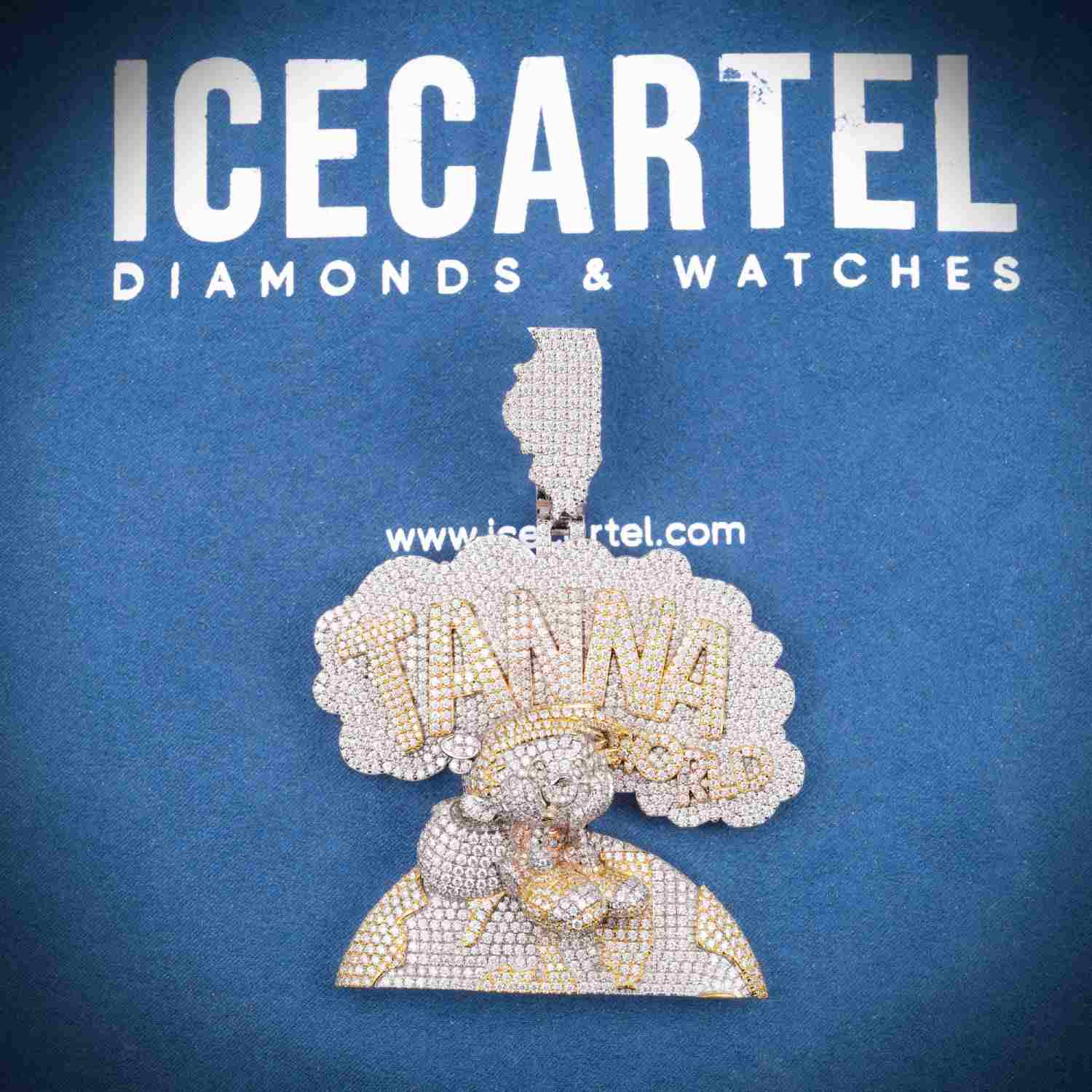 TANNA WORLD Custom Moissanite Pendant 14K Gold、mySite、hinf8tx79