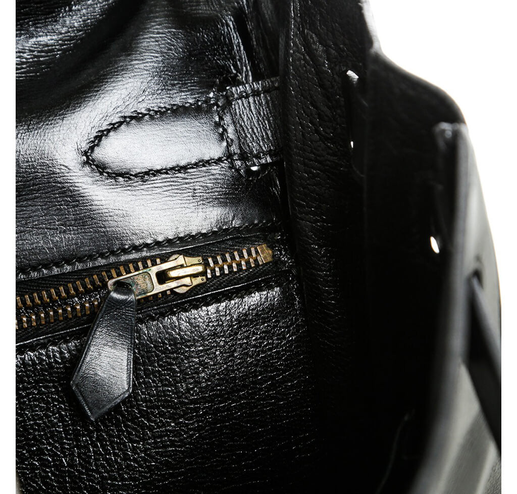 Hermès Box Leather Kelly Black Bag、mySite、garminoutage.com