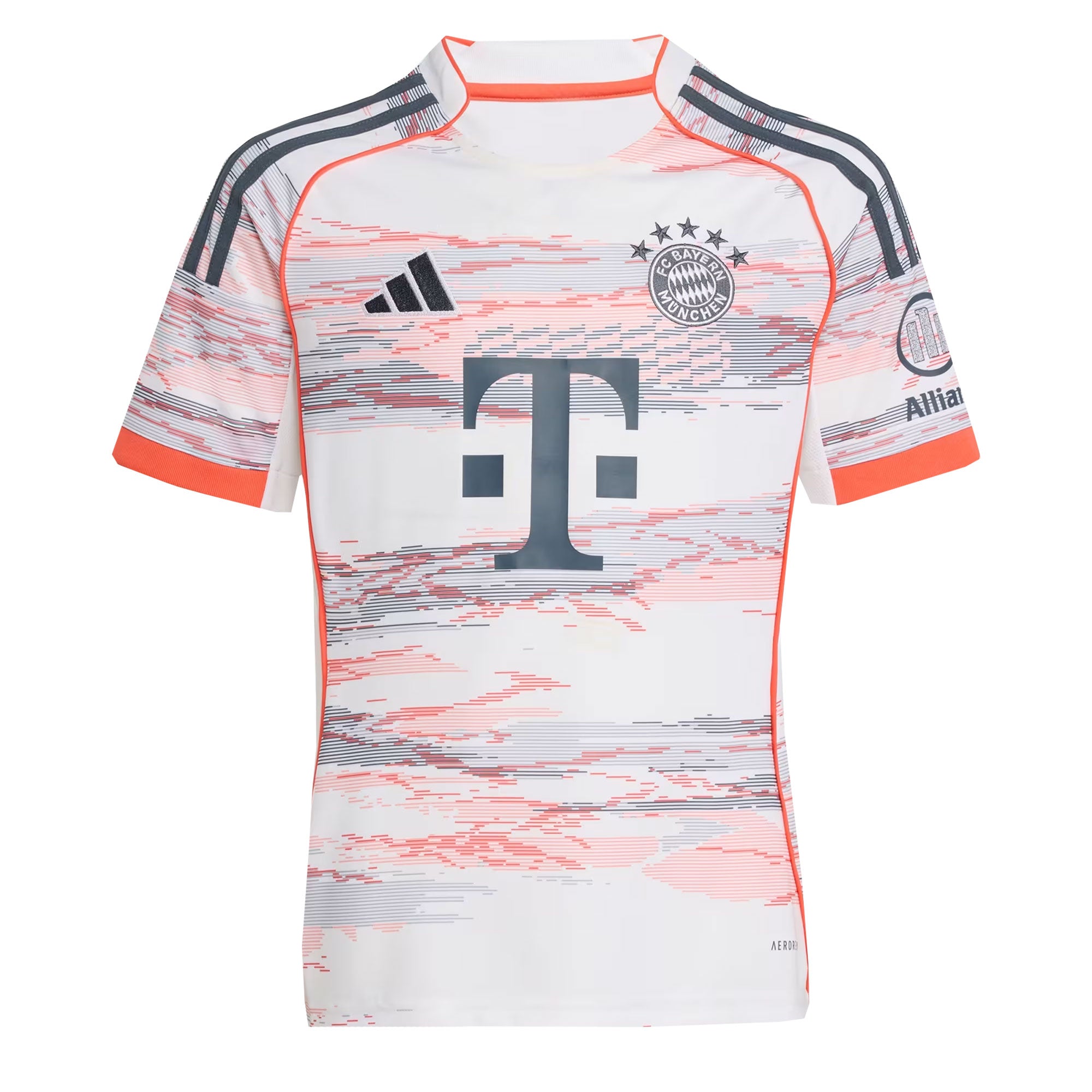 adidas Kids FC Bayern Munich 2025/26 Away Jersey White、mySite、noshort