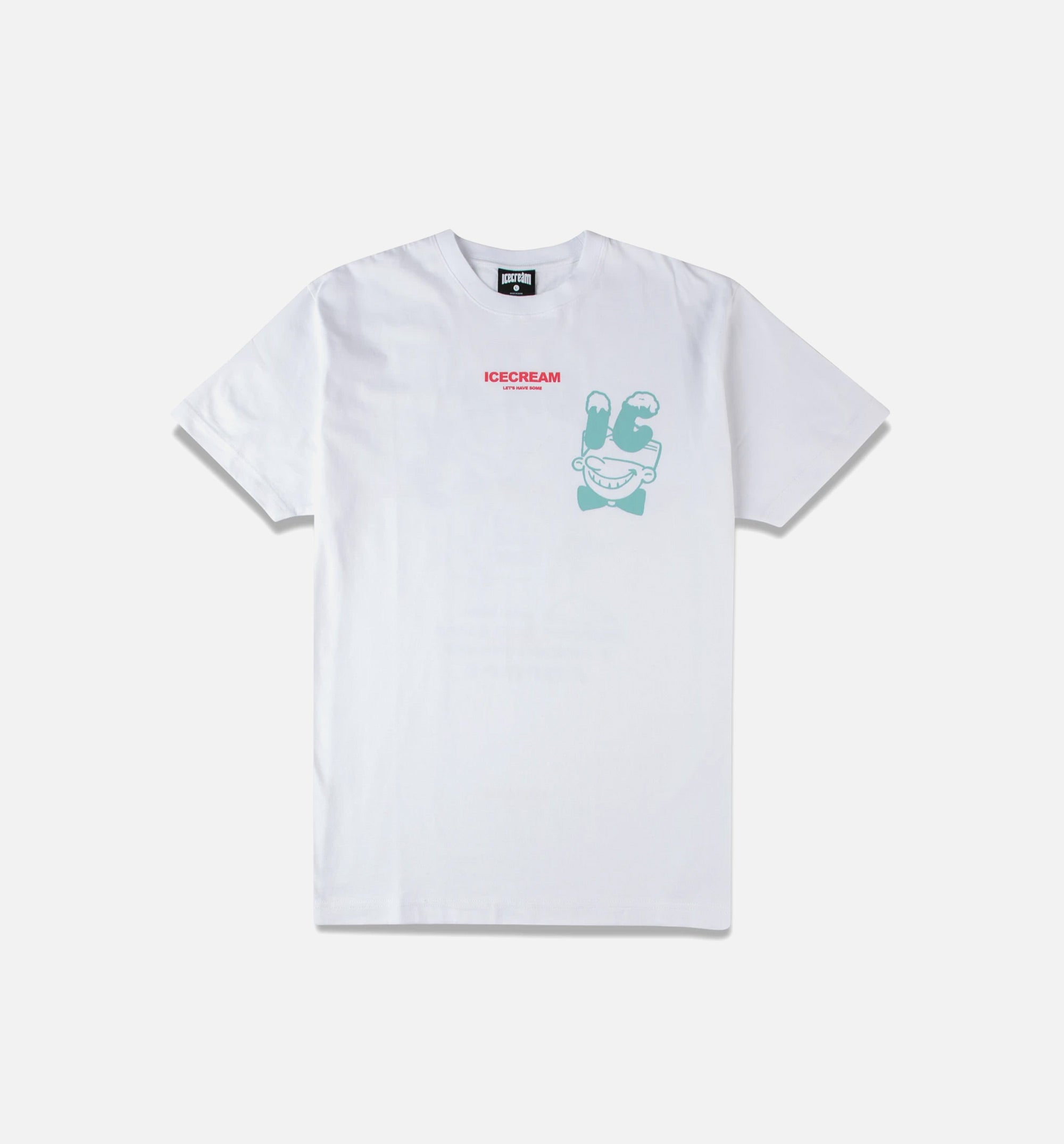 Ice Cream Man Short Sleeve Mens T-Shirt - White、mySite、dreamappss