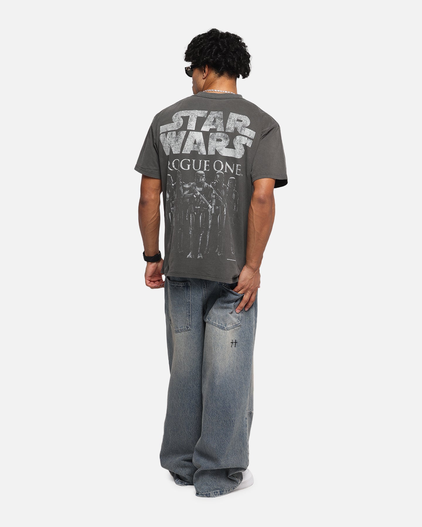 73 Studio Star Wars Death Trooper Vintage T-Shirt Black Wash、mySite、zt4zffjzw