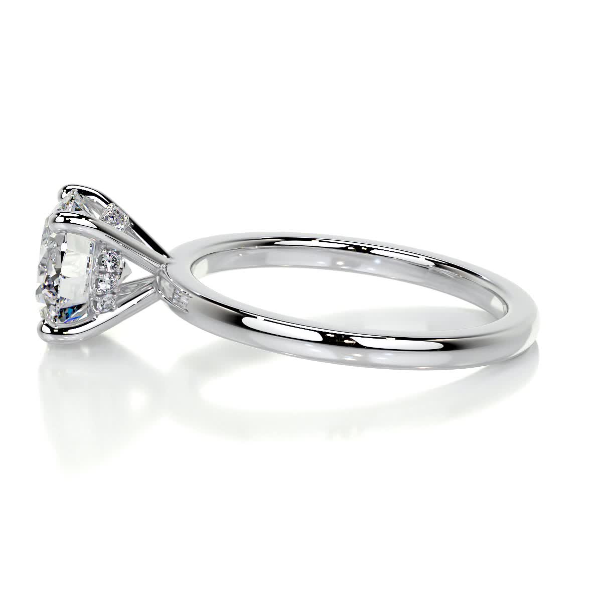 Cynthia Lab Grown Diamond Ring -18K White Gold、mySite、hinf8tx79