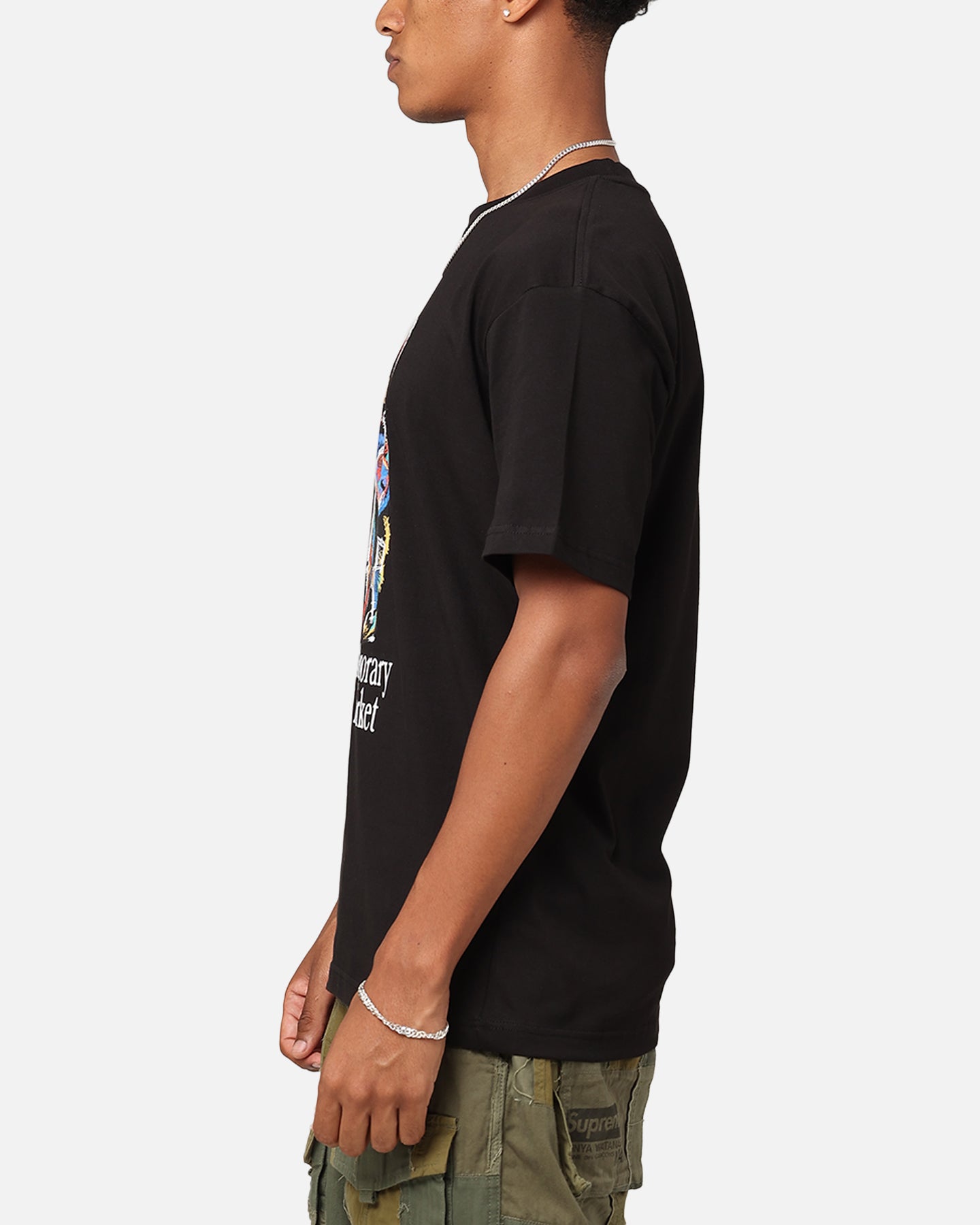 Market Art Market Bear T-Shirt Black、mySite、zt4zffjzw