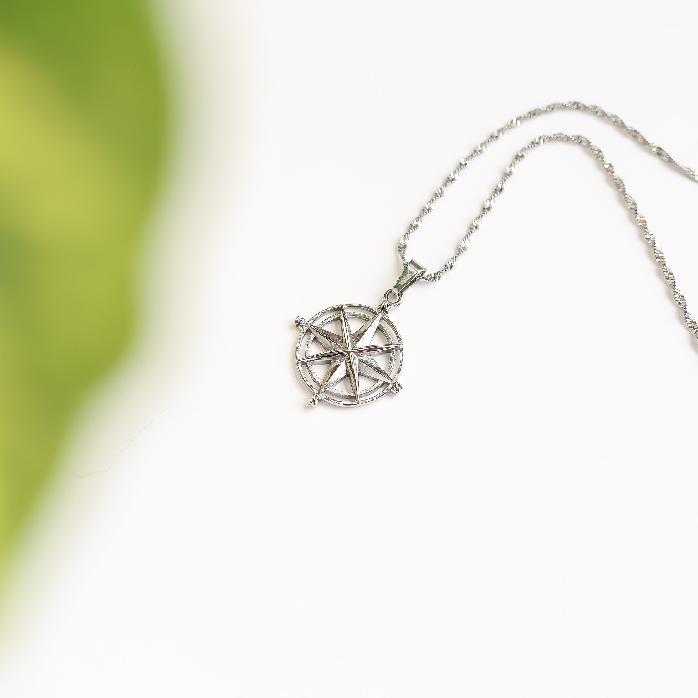 Stainless Steel Compass Rose Pendant / PDC9022、mySite、dreamappss