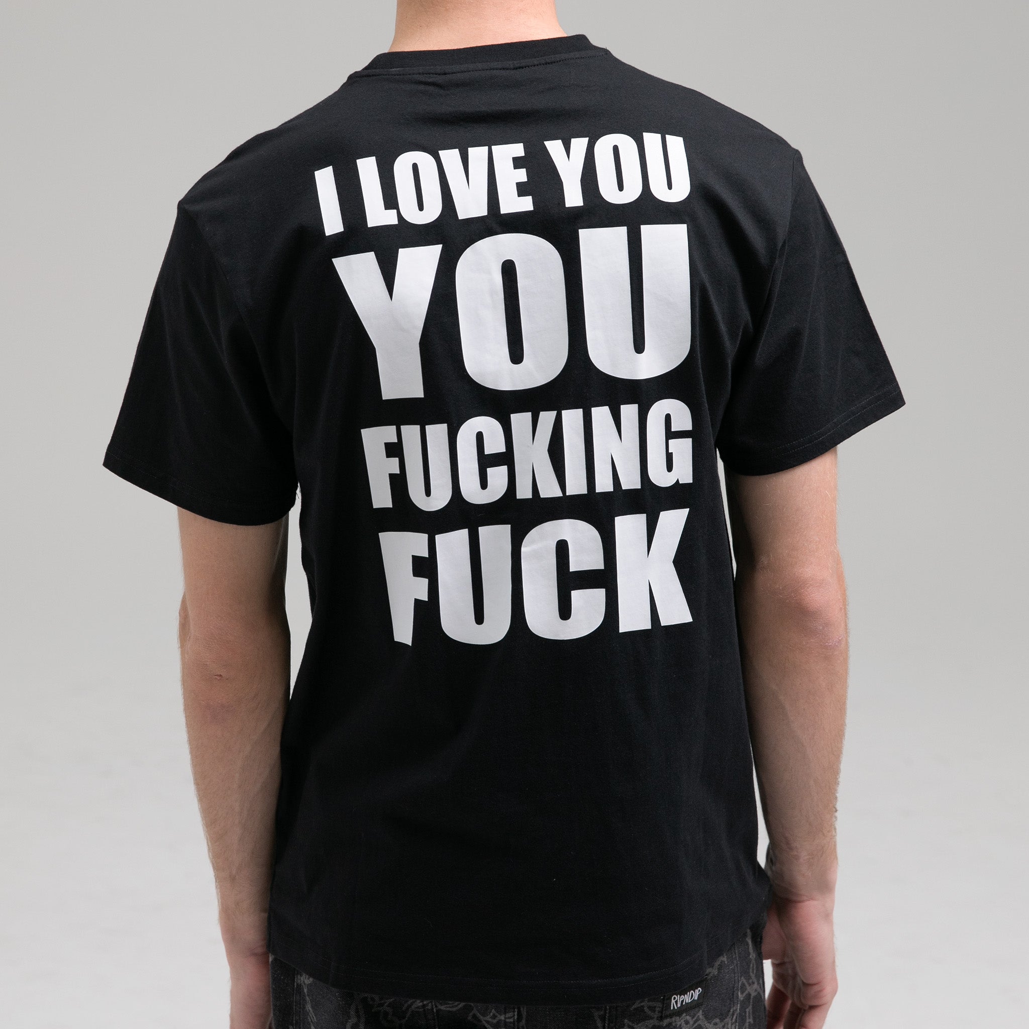  ILY Fuckin Fuck Tee (Black)、mySite、merchandisen