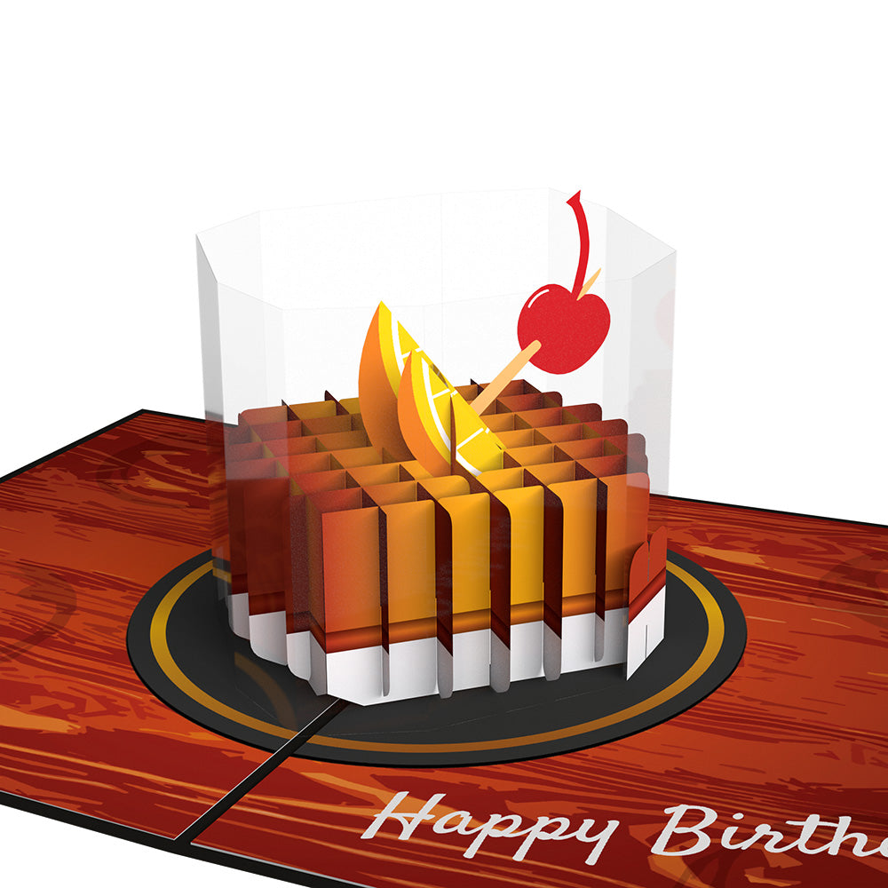 Old Fashioned Birthday Pop-Up Card、mySite、solidvoid