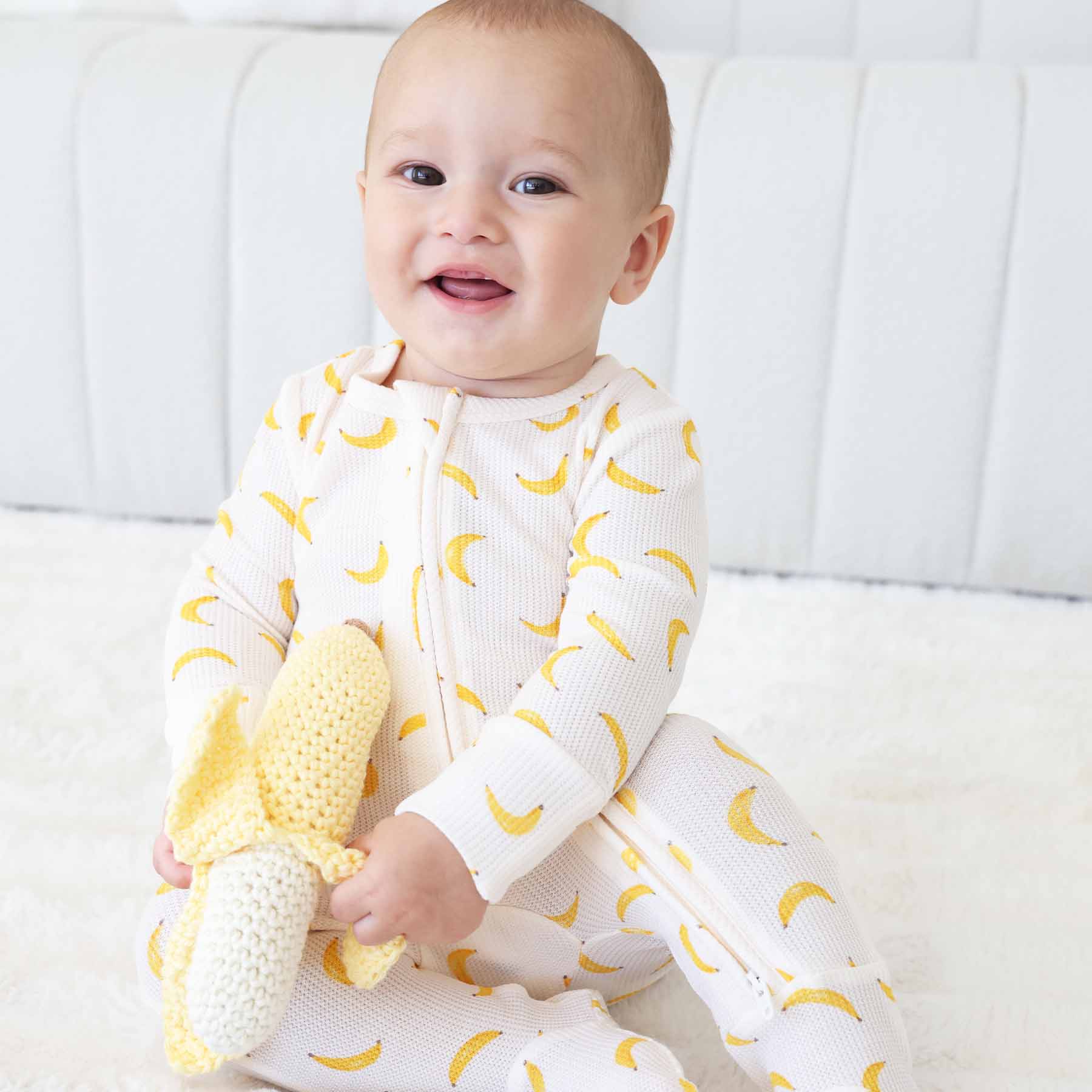  Go Bananas Bamboo Waffle Zipper Footie、mySite、layawaytickets