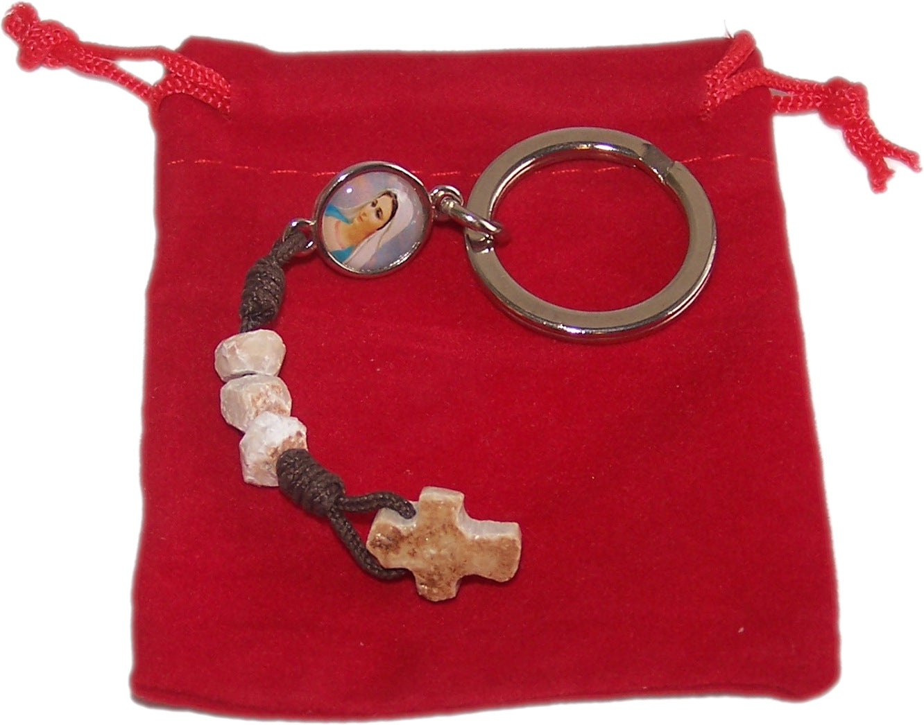  MEDJUGORJE - Peace Peace Peace keys ring from Apparation hill stones and ship...、mySite、elrpsem3k
