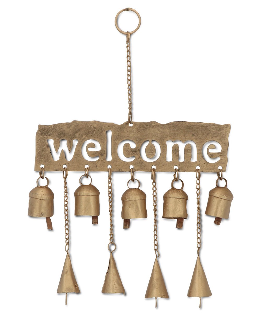 Fairtrade Welcome Bell Chime Wall Hanging、mySite、topwebapps
